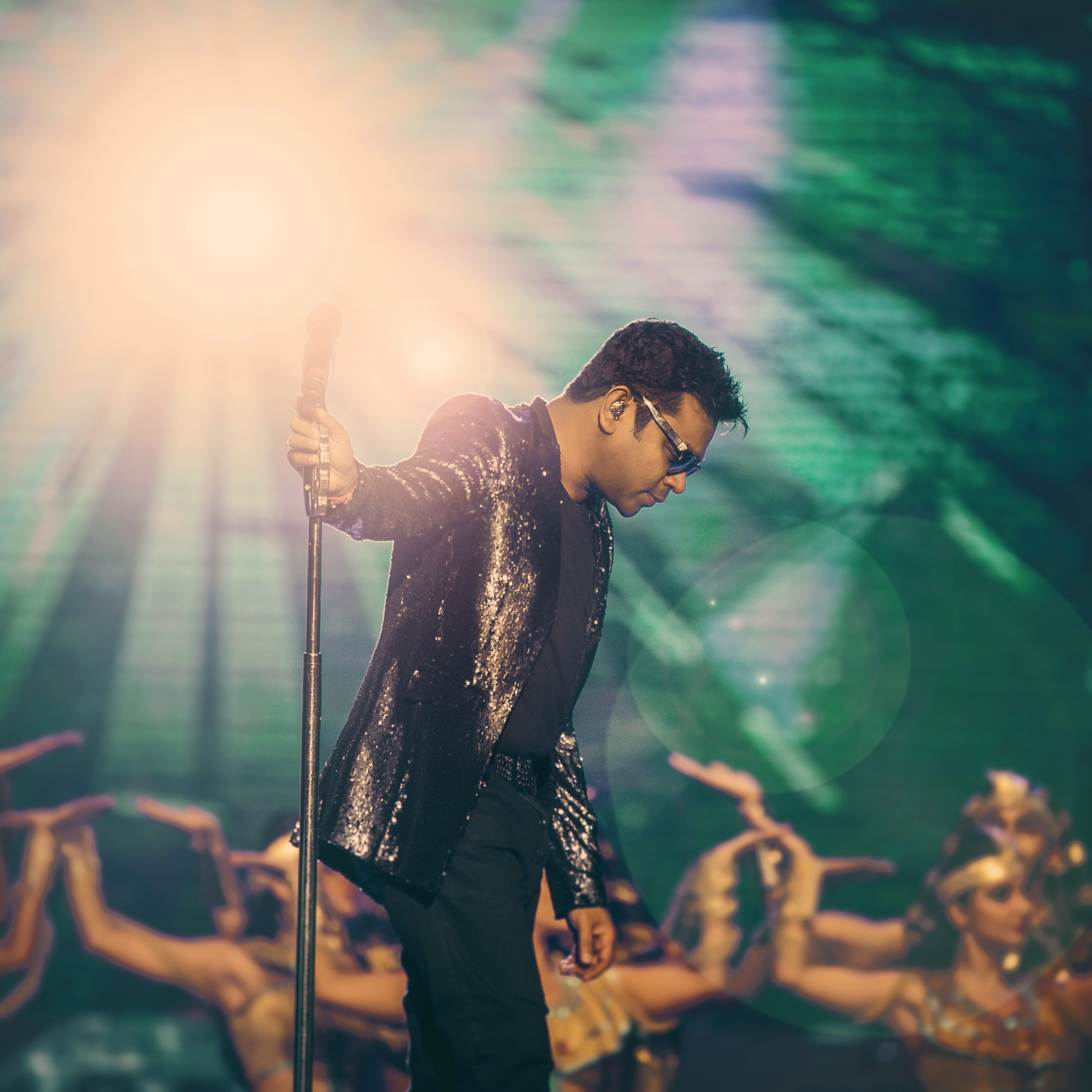 AR Rahman performing on stage HD Wallpaper