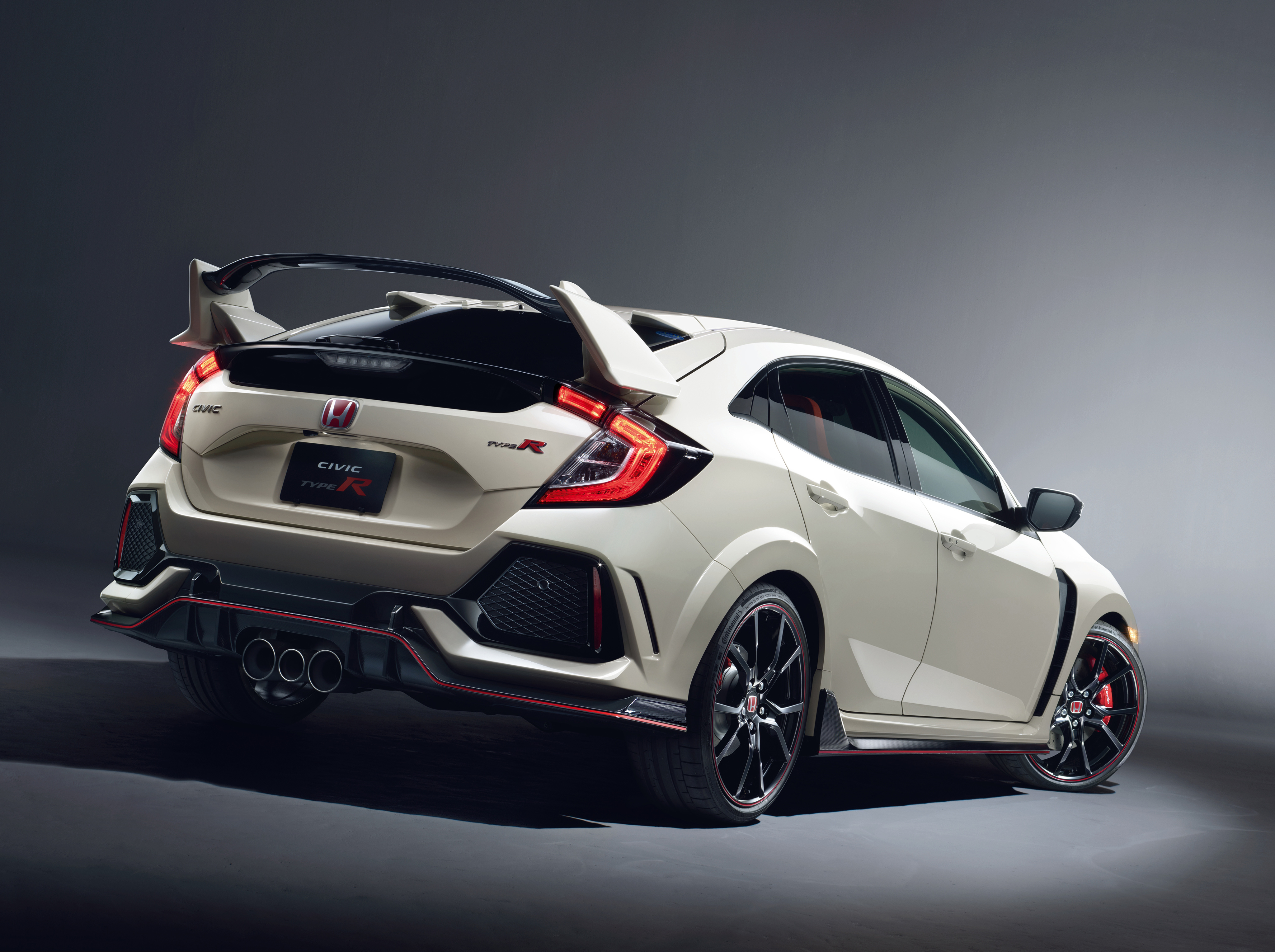 4K Honda Civic Type R rear view HD Wallpaper
