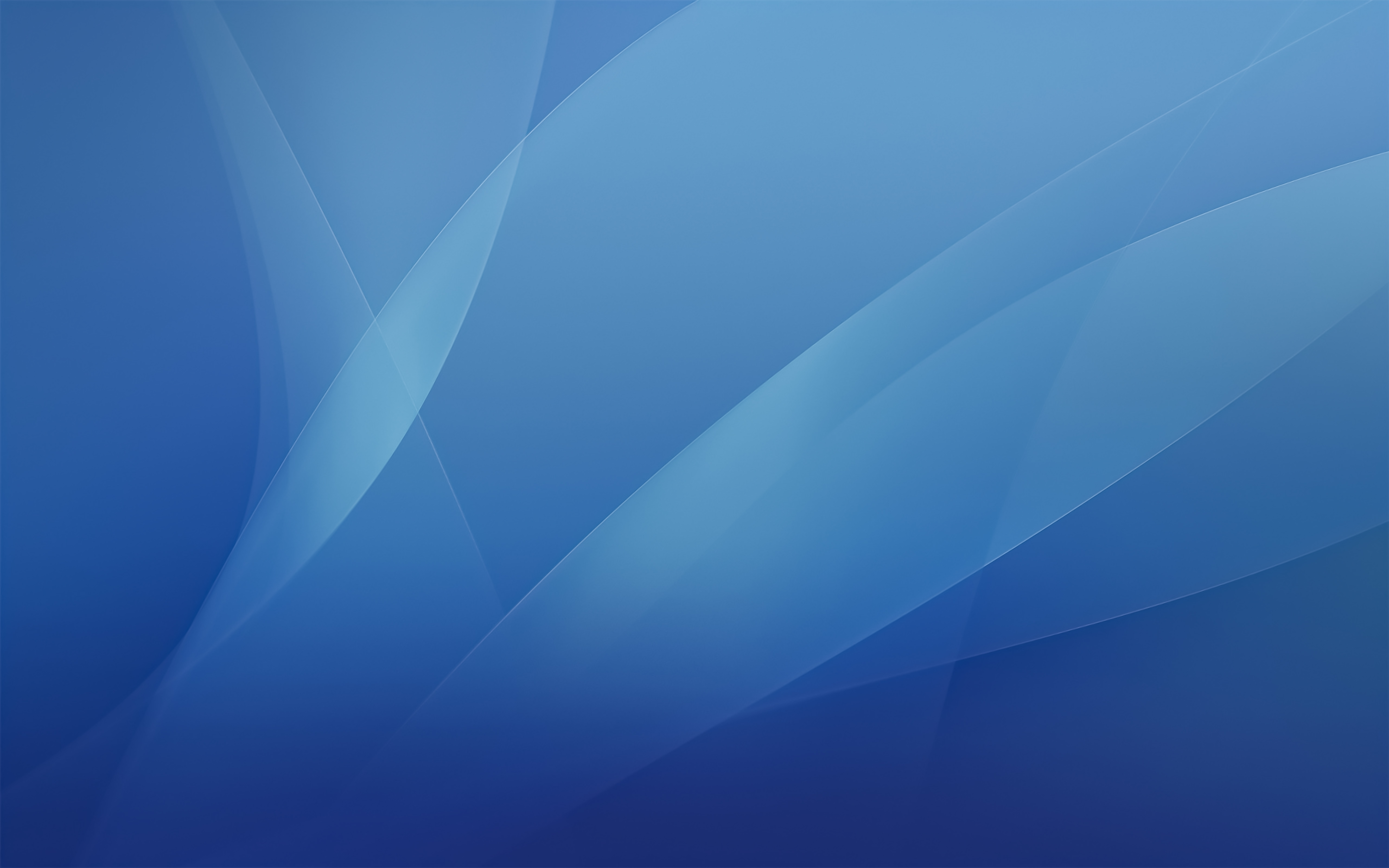 Abstract blue waves MAC OS X wallpaper HD Wallpaper