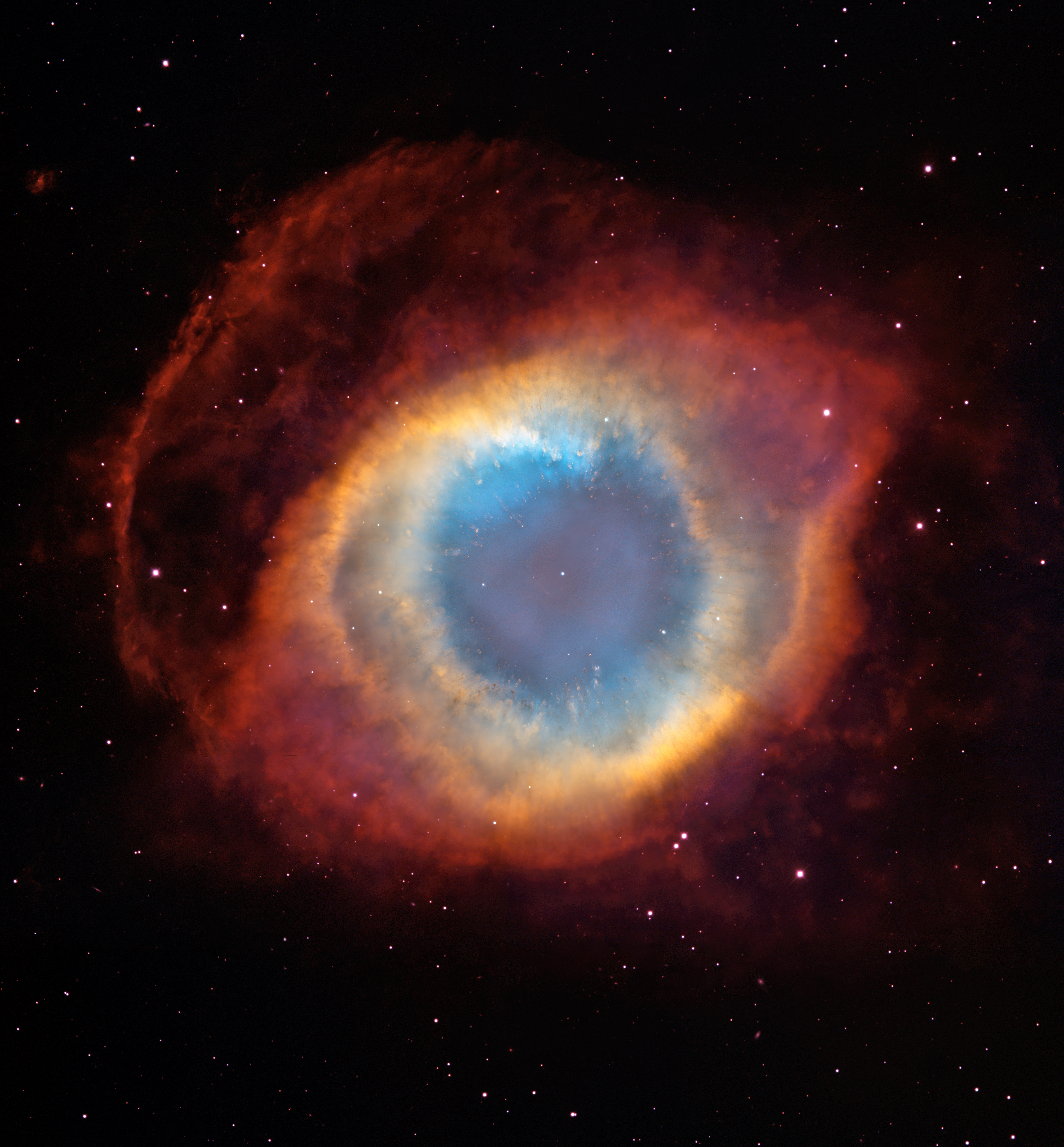 Helix Nebula in Space HD Wallpaper