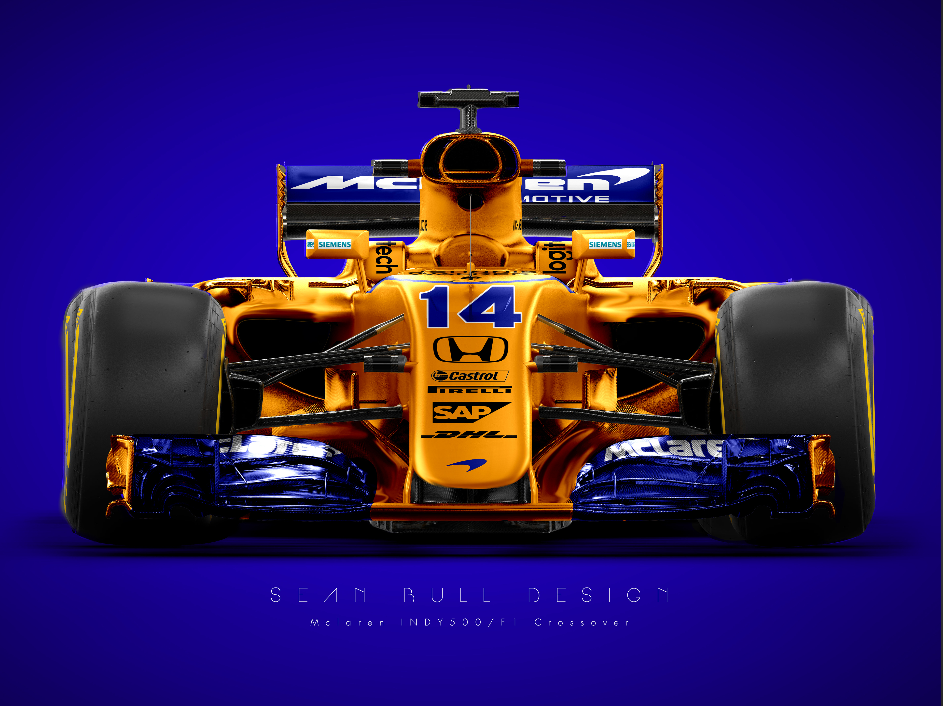 McLaren Indy500/F1 Crossover Race Car HD Wallpaper