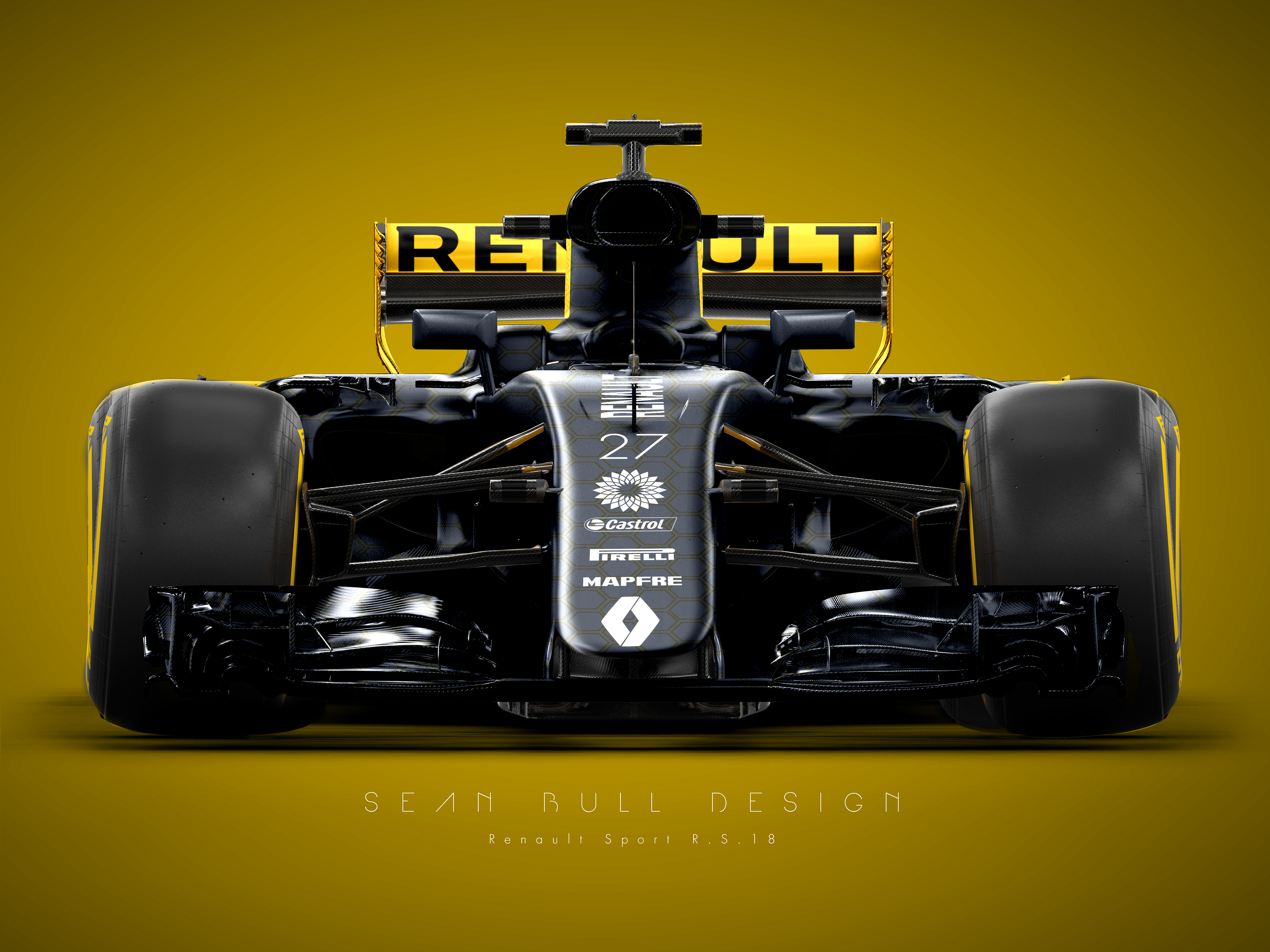 Renault Sport F1 27 4K HD Wallpaper