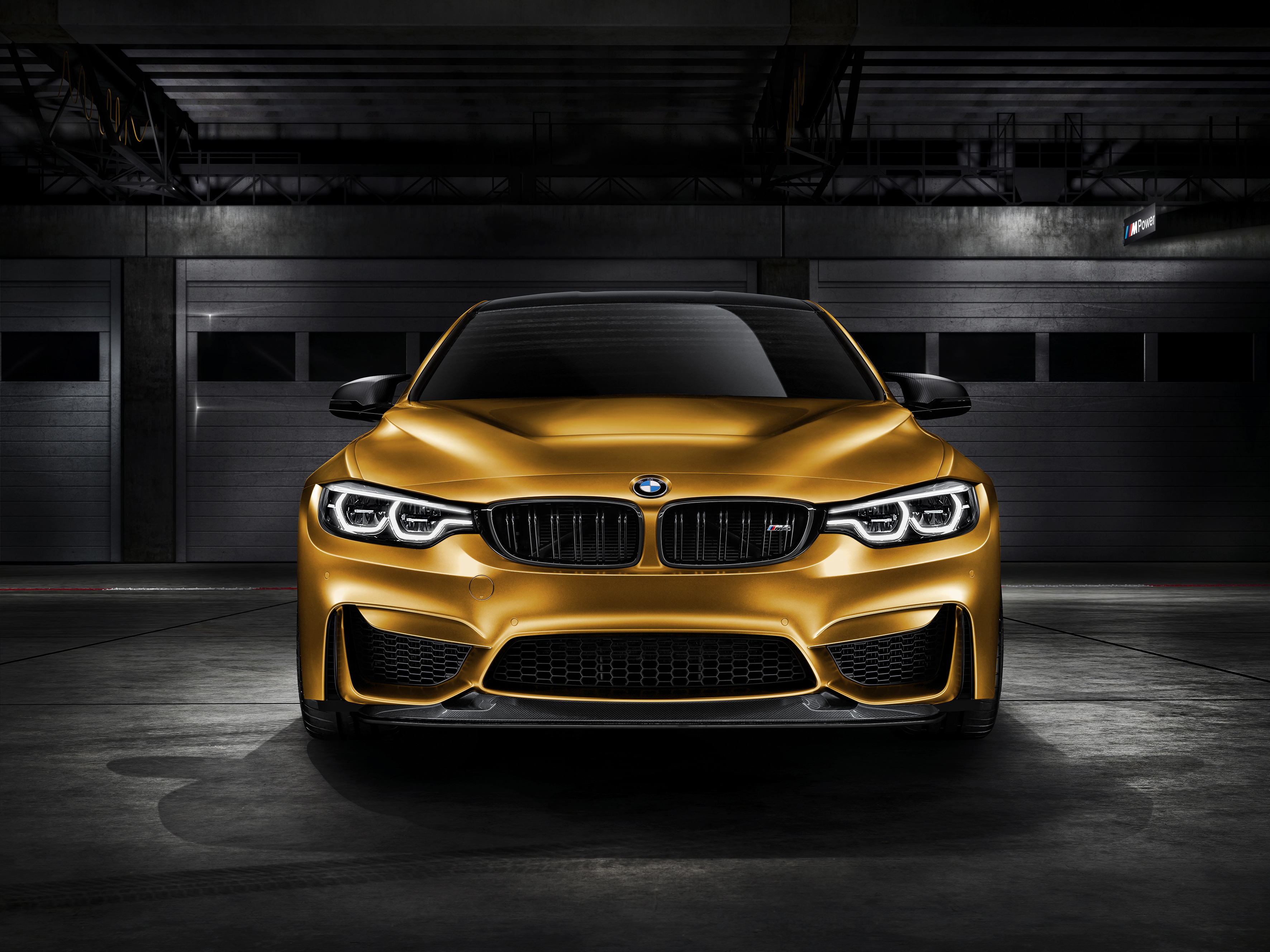 BMW M4 GTS Sunburst Gold HD Wallpaper