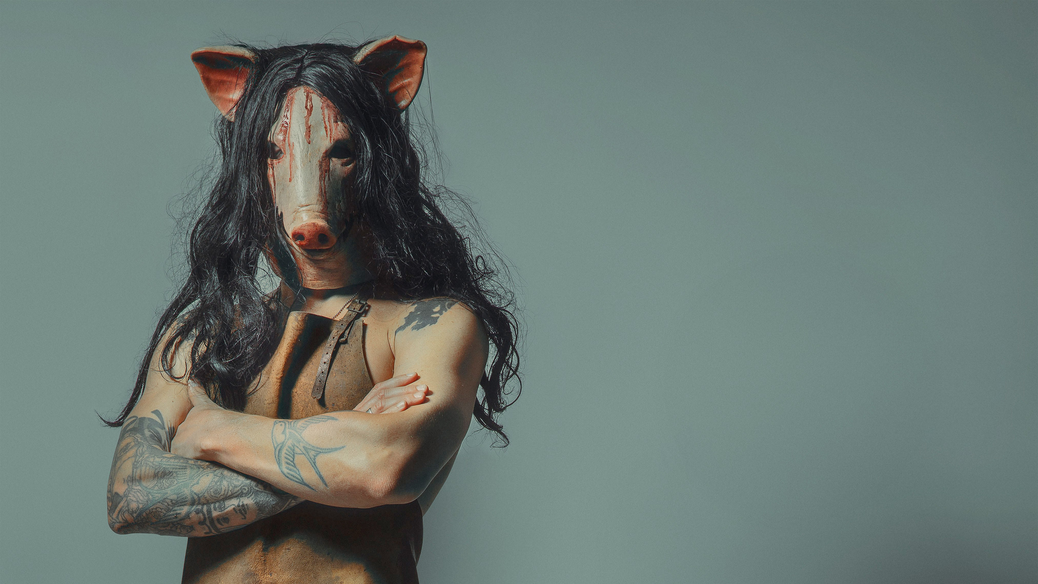 Pig Mask Killer from Jigsaw HD Wallpaper