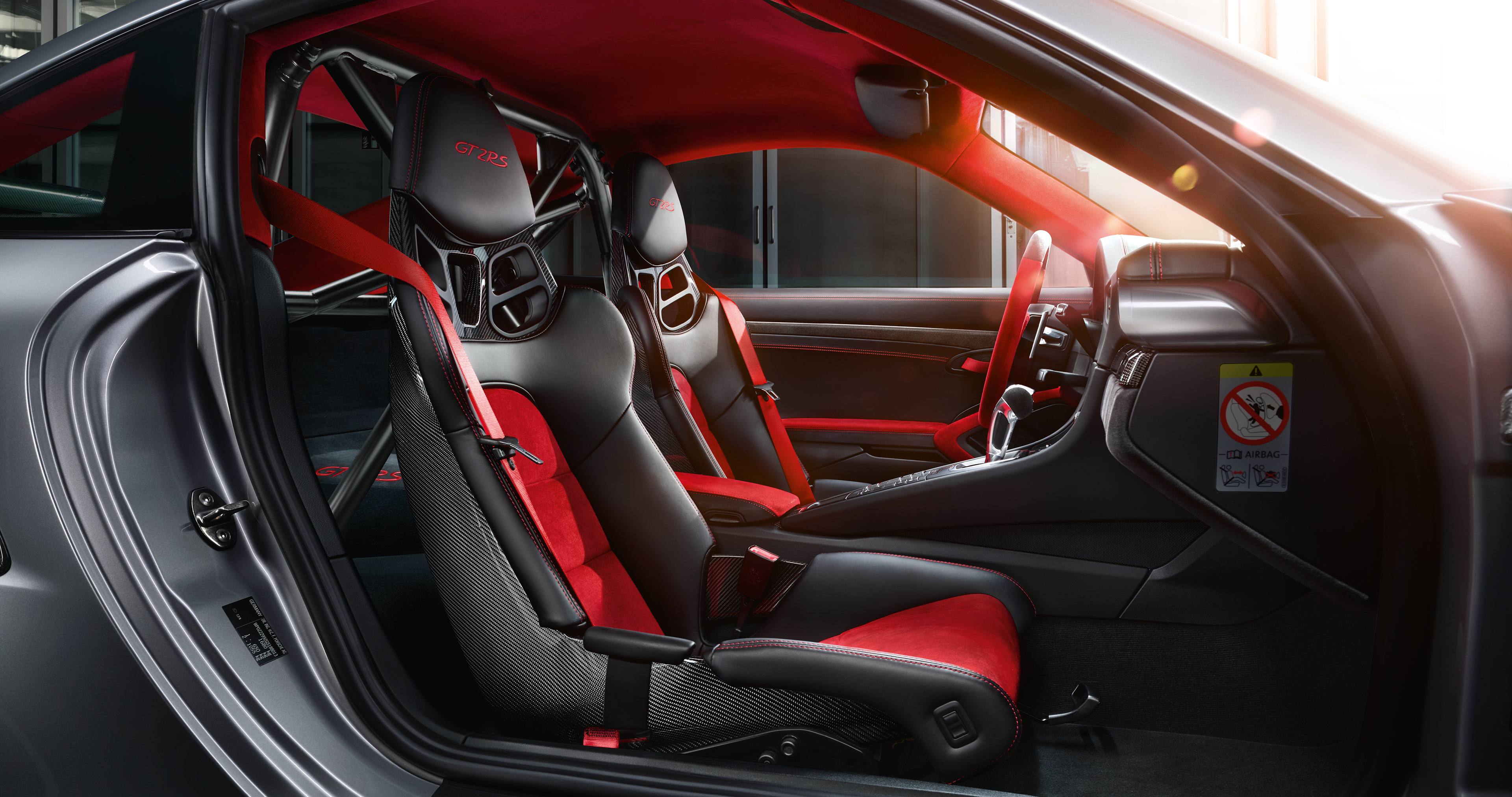 4K Interior of a Porsche 911 GT2 RS HD Wallpaper