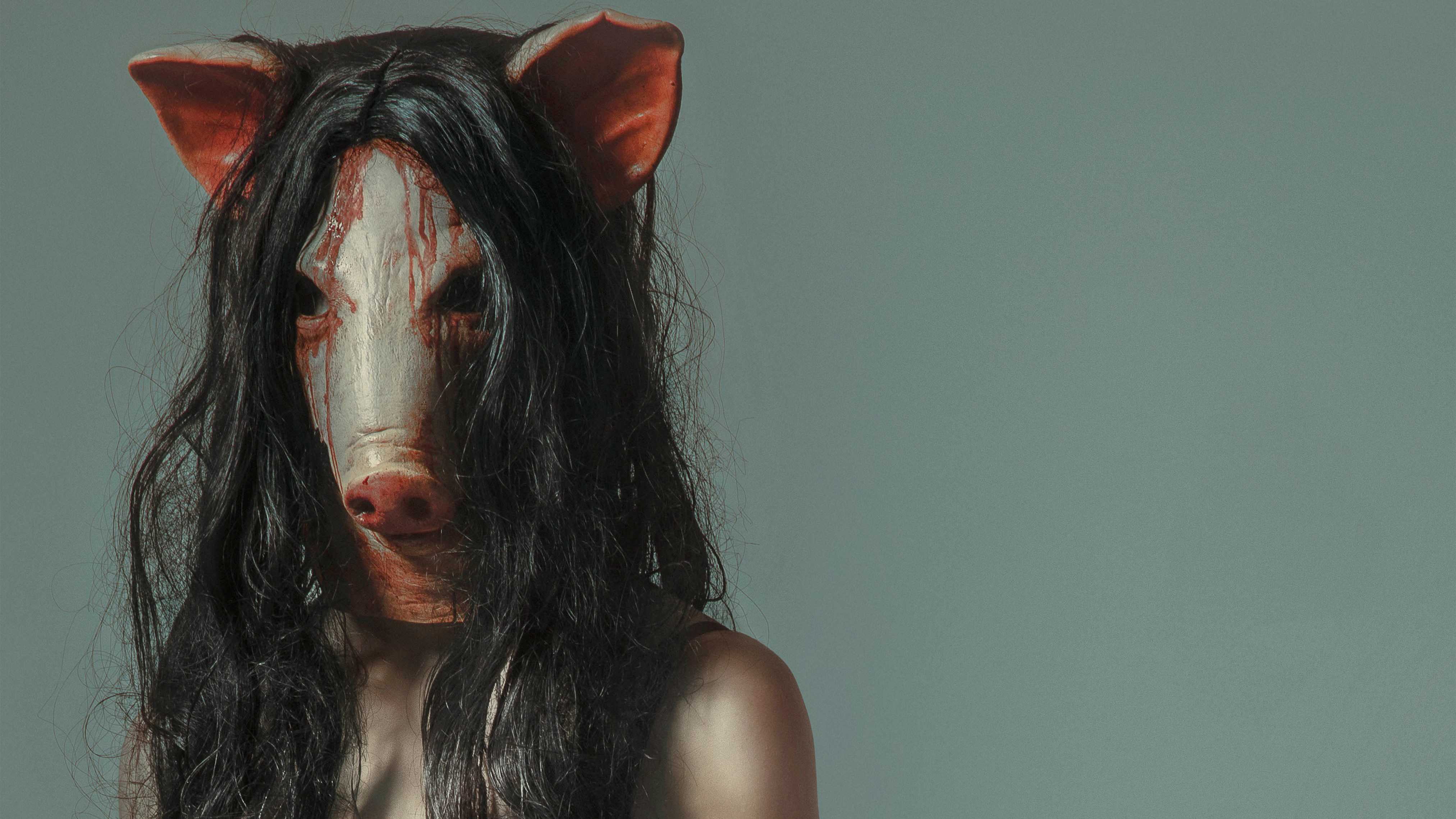 Pig mask killer from Jigsaw 4K HD Wallpaper