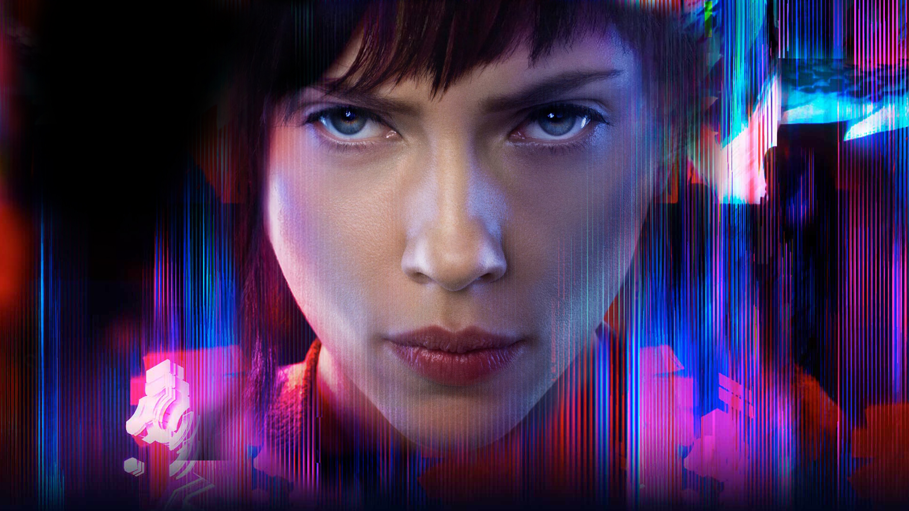 Scarlett Johansson as Major in Ghost in the Shell HD Wallpaper