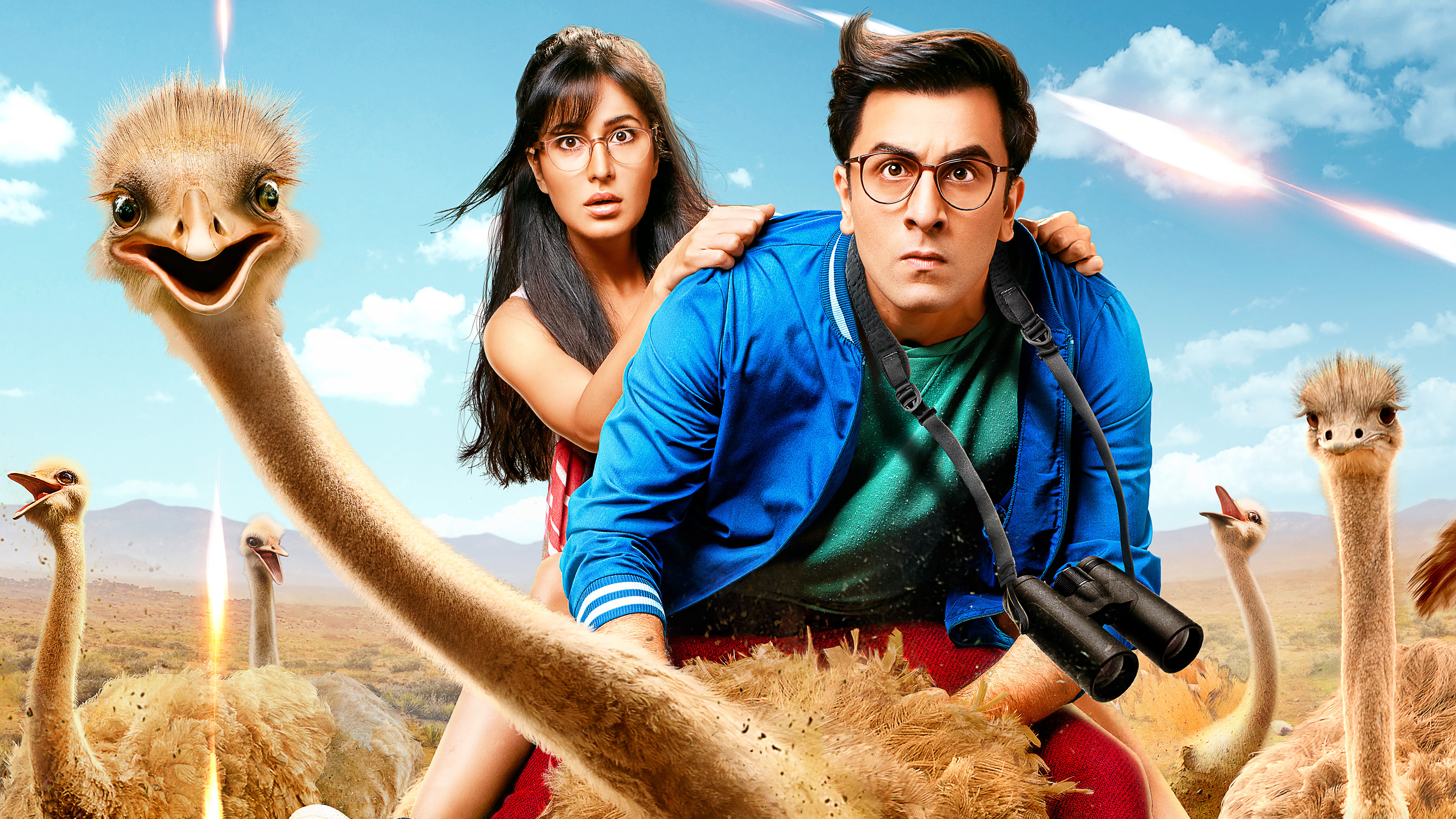 4K Jagga Jasoos Ranbir Kapoor Katrina Kaif HD Wallpaper