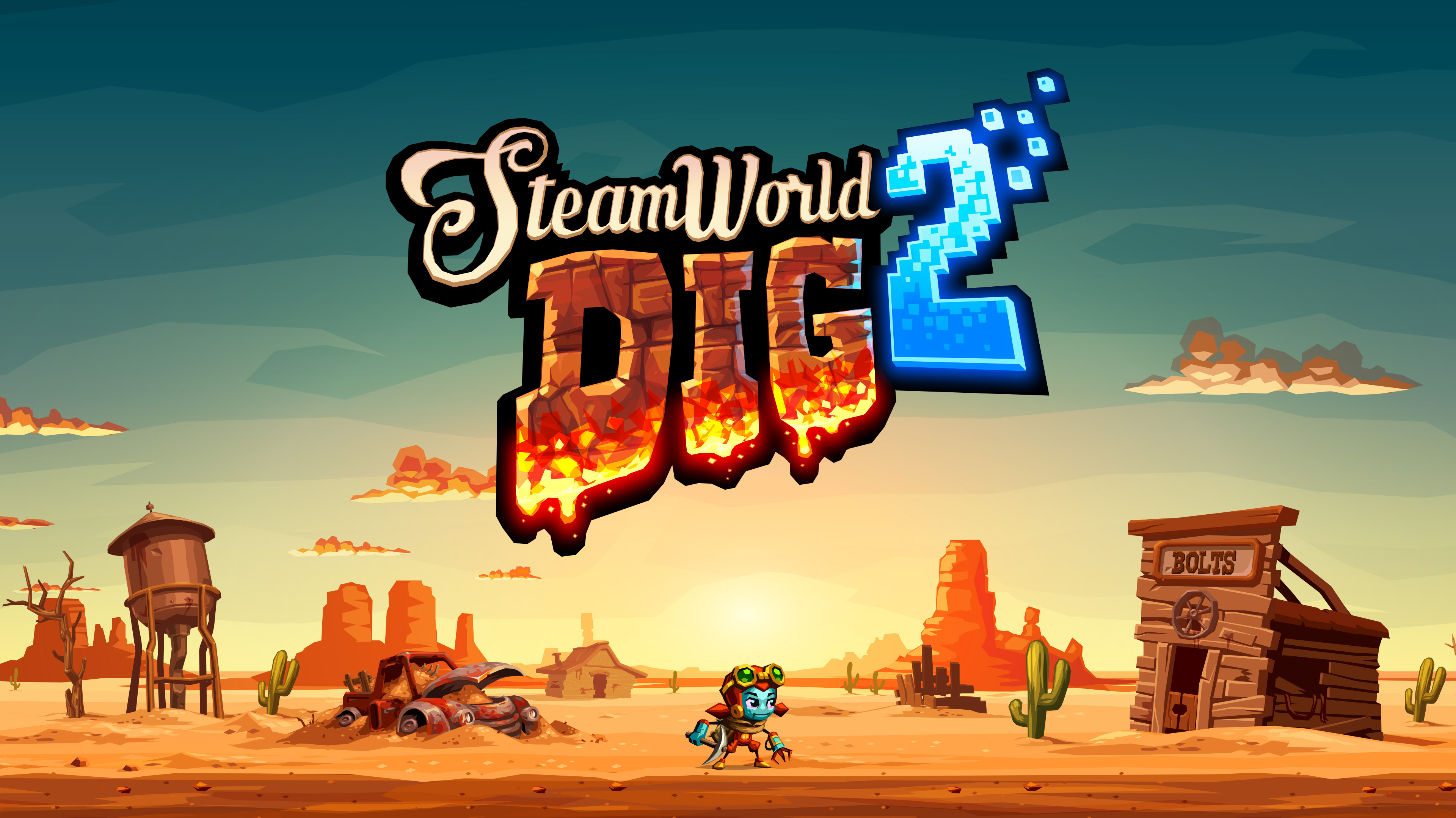 SteamWorld Dig 2 4K HD Wallpaper