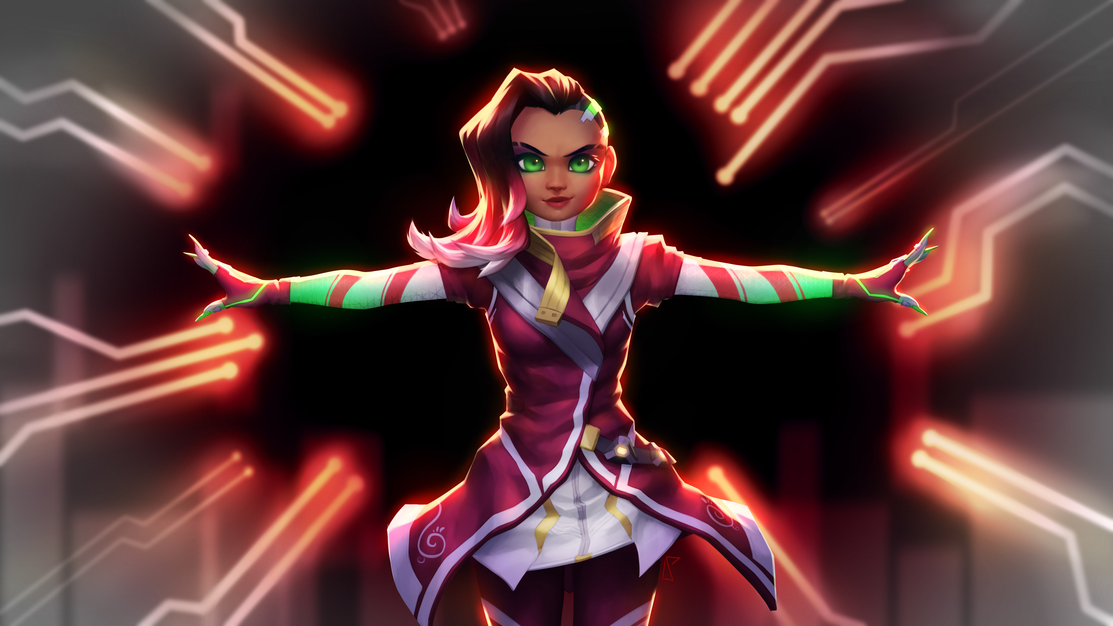 Sombra from Overwatch 4K HD Wallpaper