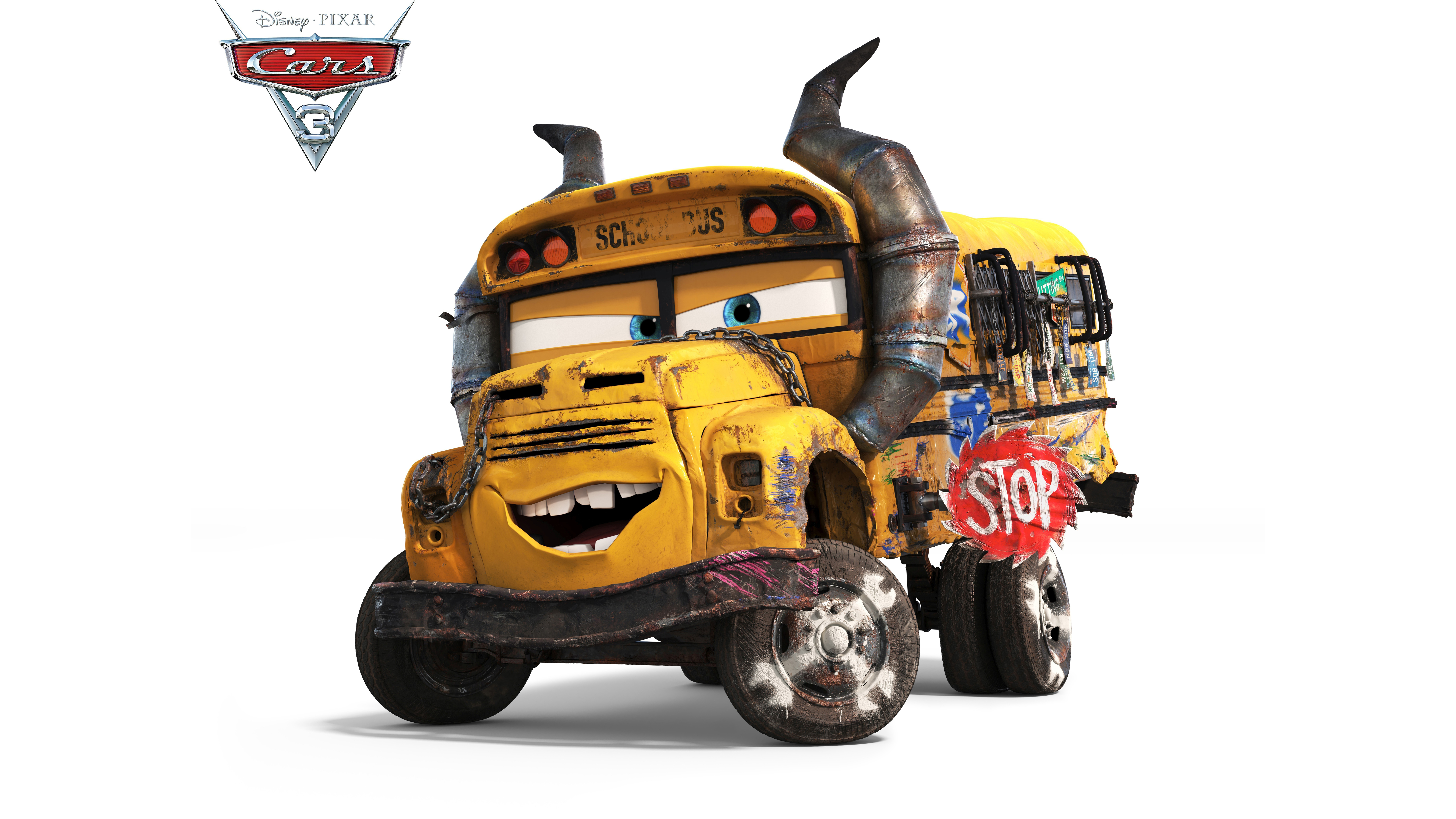 Miss Fritter from Cars 3 HD Wallpaper