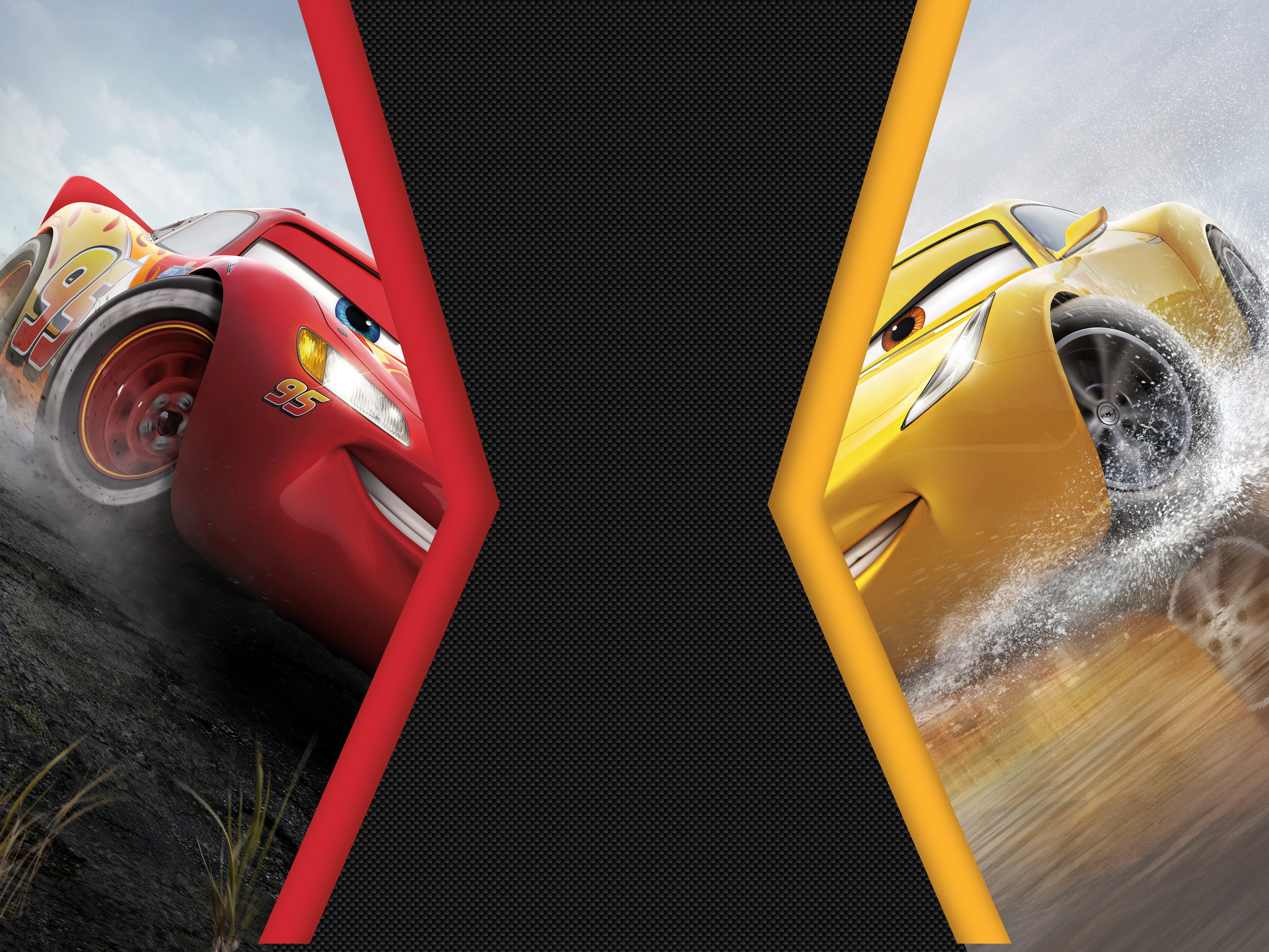 Lightning McQueen and Cruz Ramirez from Cars 3 HD Wallpaper