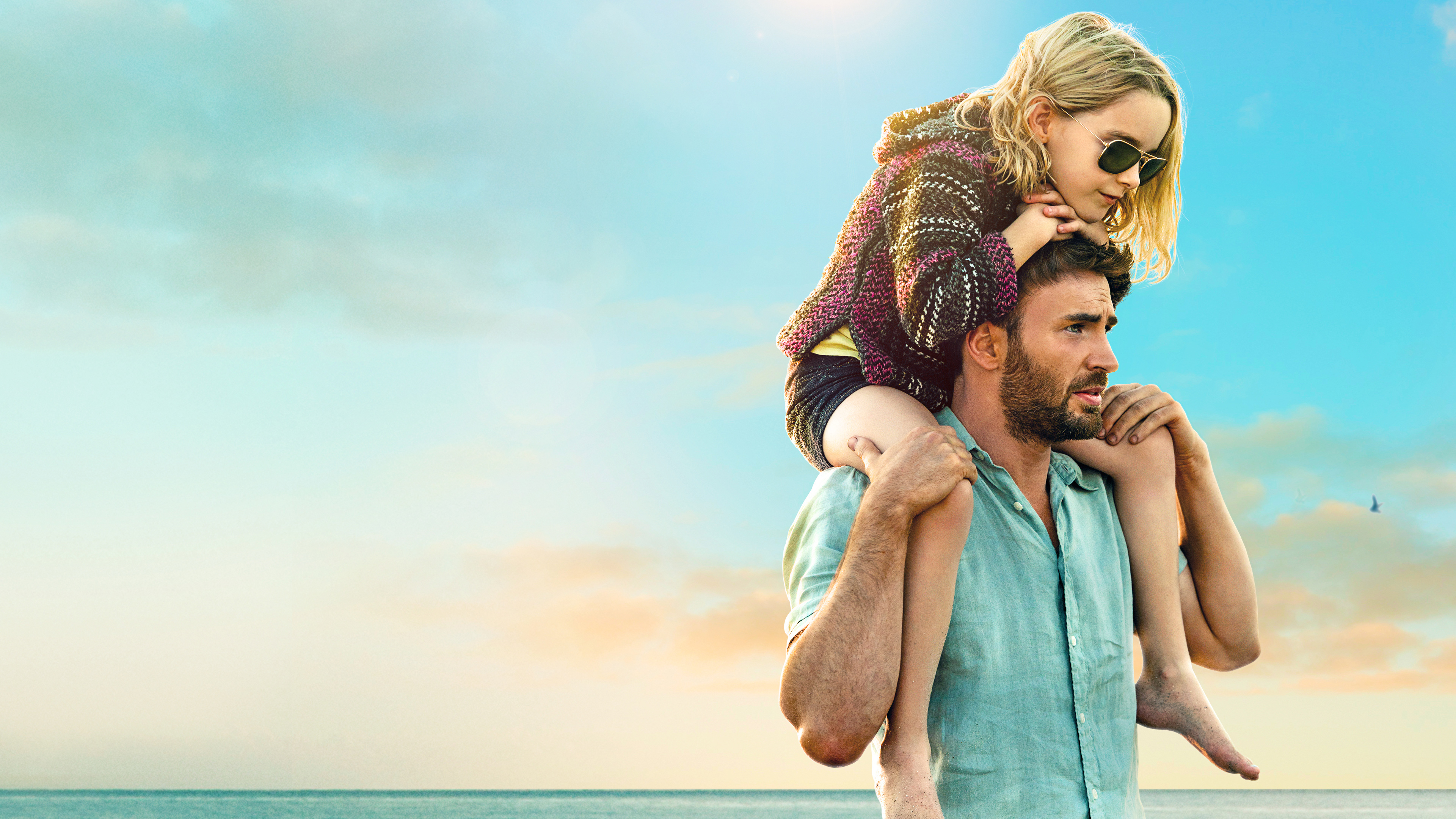 Gifted 4K: Chris Evans and Mckenna Grace HD Wallpaper