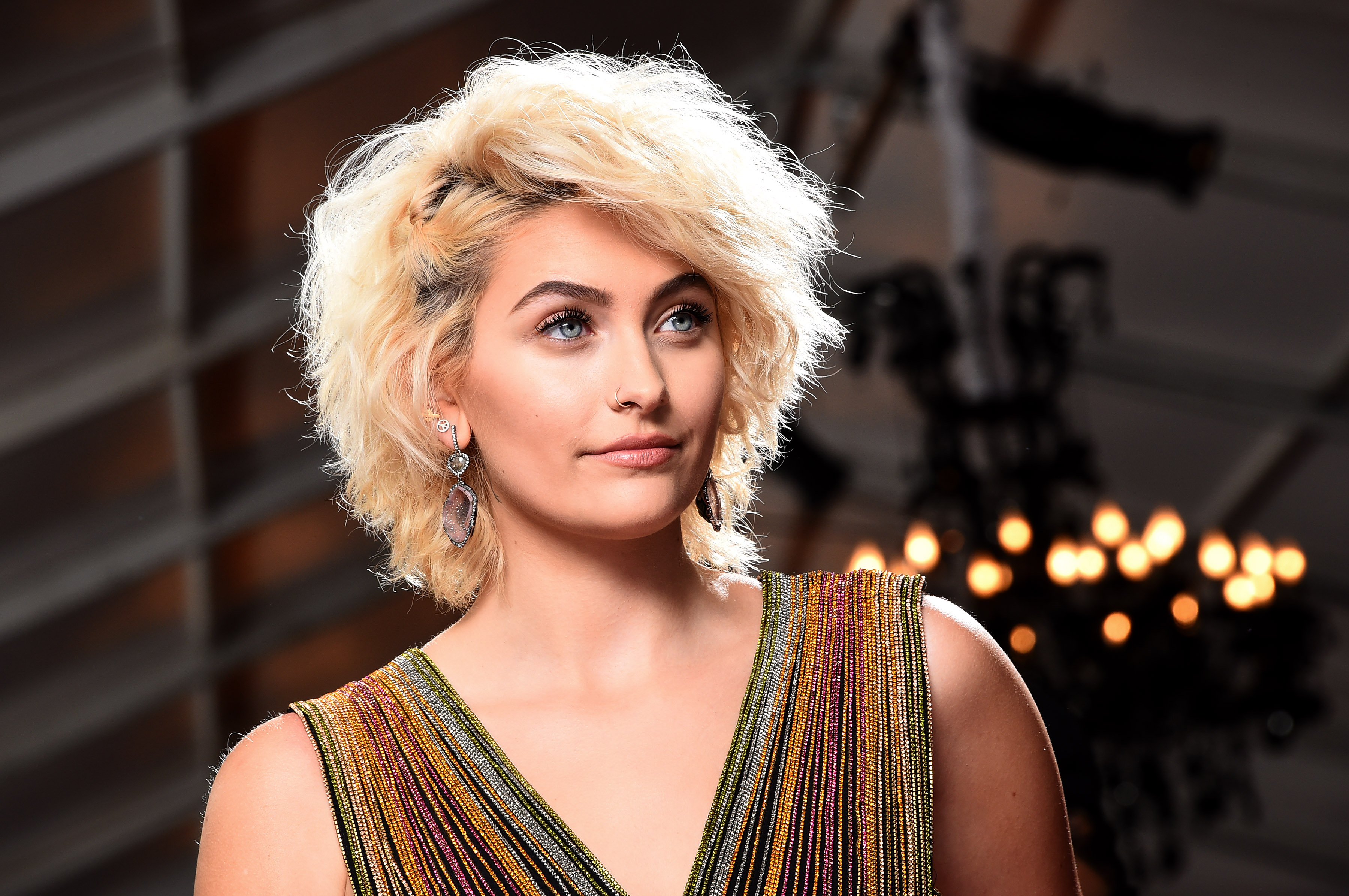 Paris Jackson at the 2017 Grammy Awards HD Wallpaper