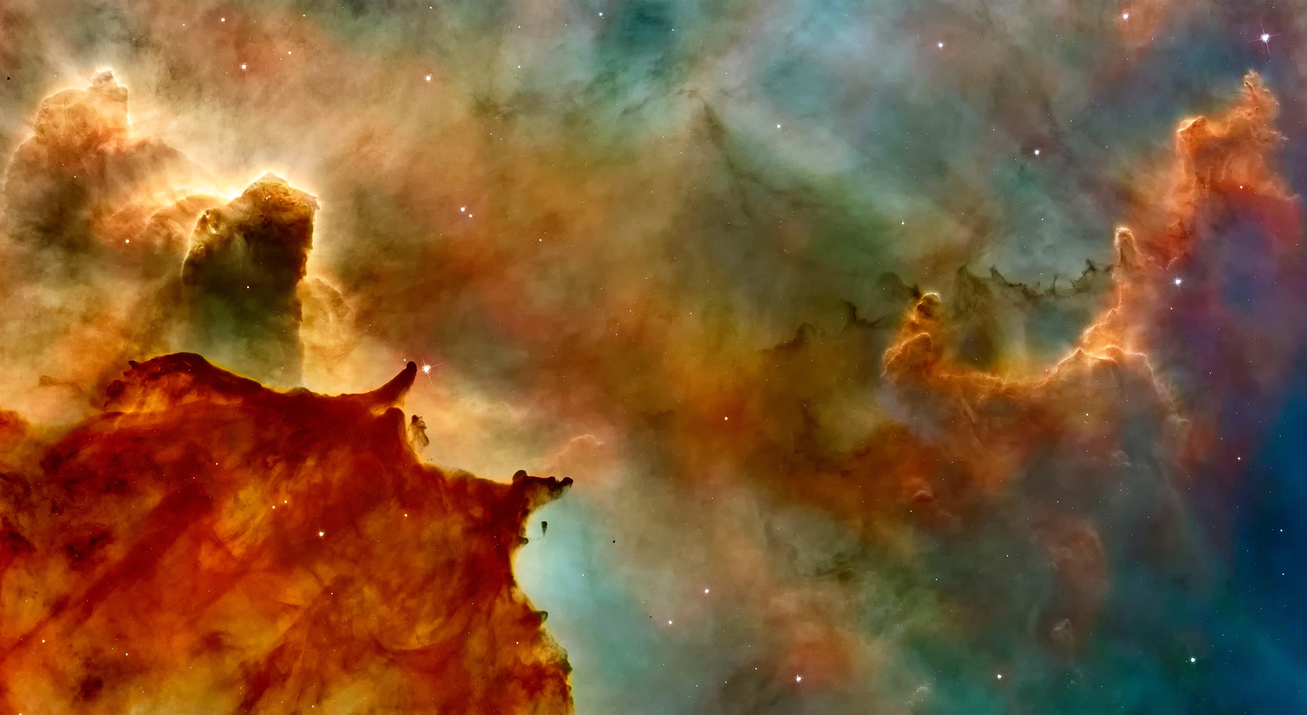 Carina Nebula Pillars of Creation HD Wallpaper