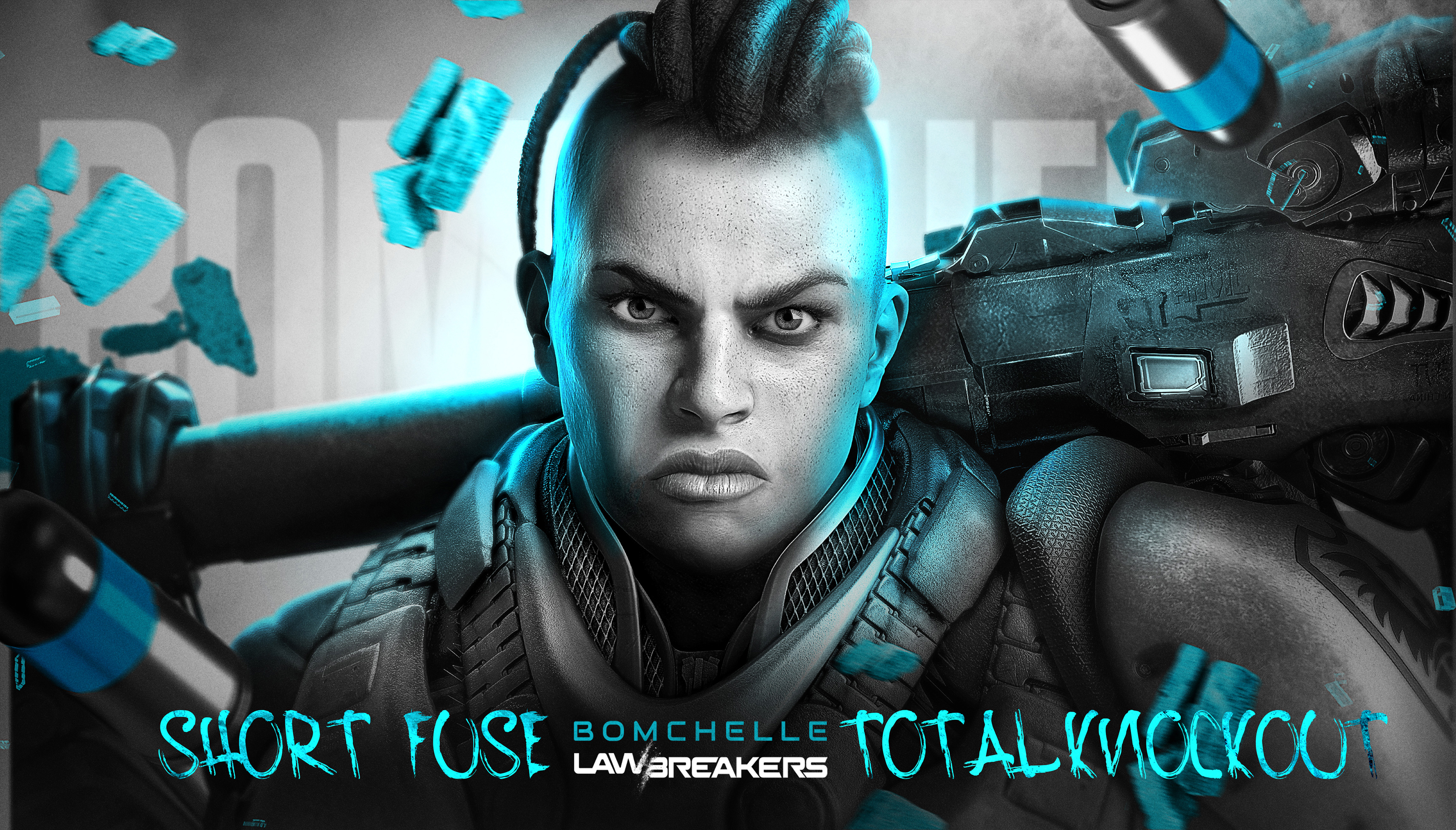Bomchelle from LawBreakers 4K HD Wallpaper