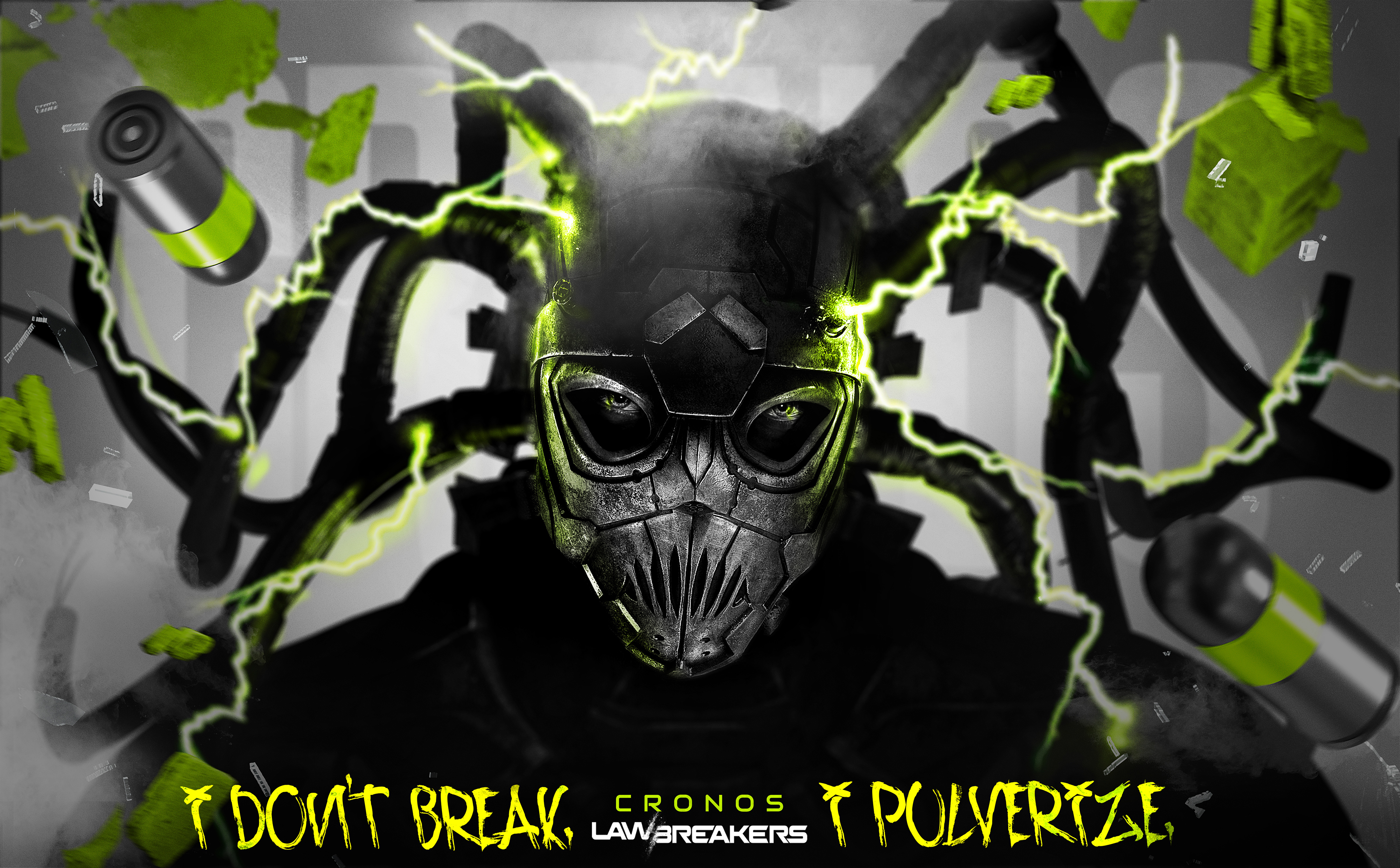 Cronos from LawBreakers 4K HD Wallpaper