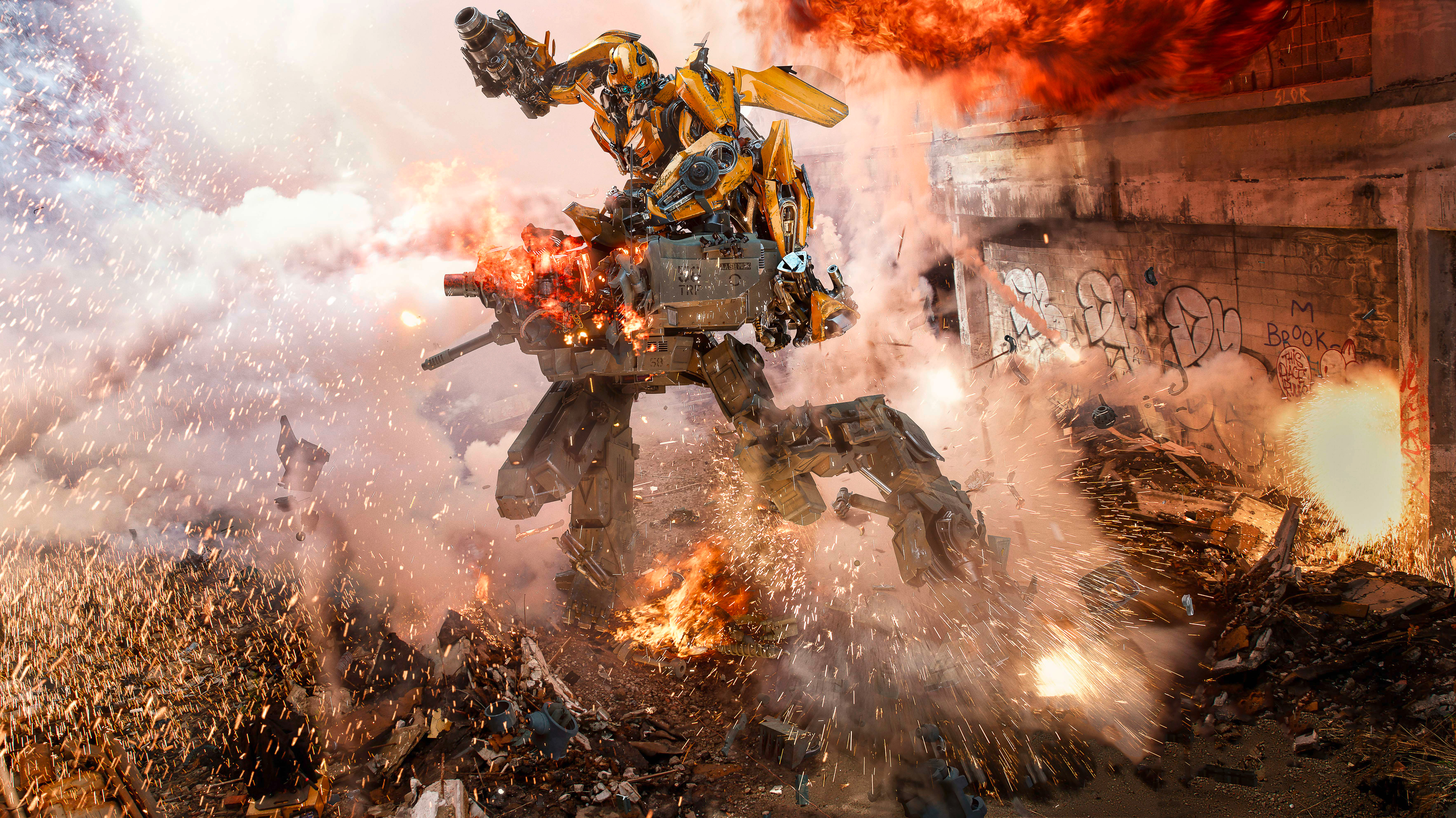Bumblebee from Transformers: The Last Knight in 4K HD Wallpaper