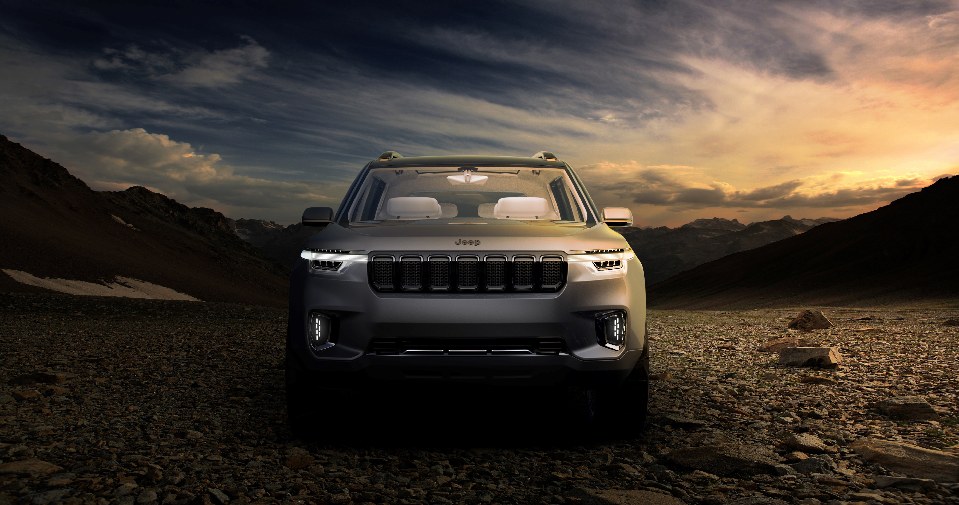 Jeep Yuntu Concept car at Shanghai Auto Show HD Wallpaper