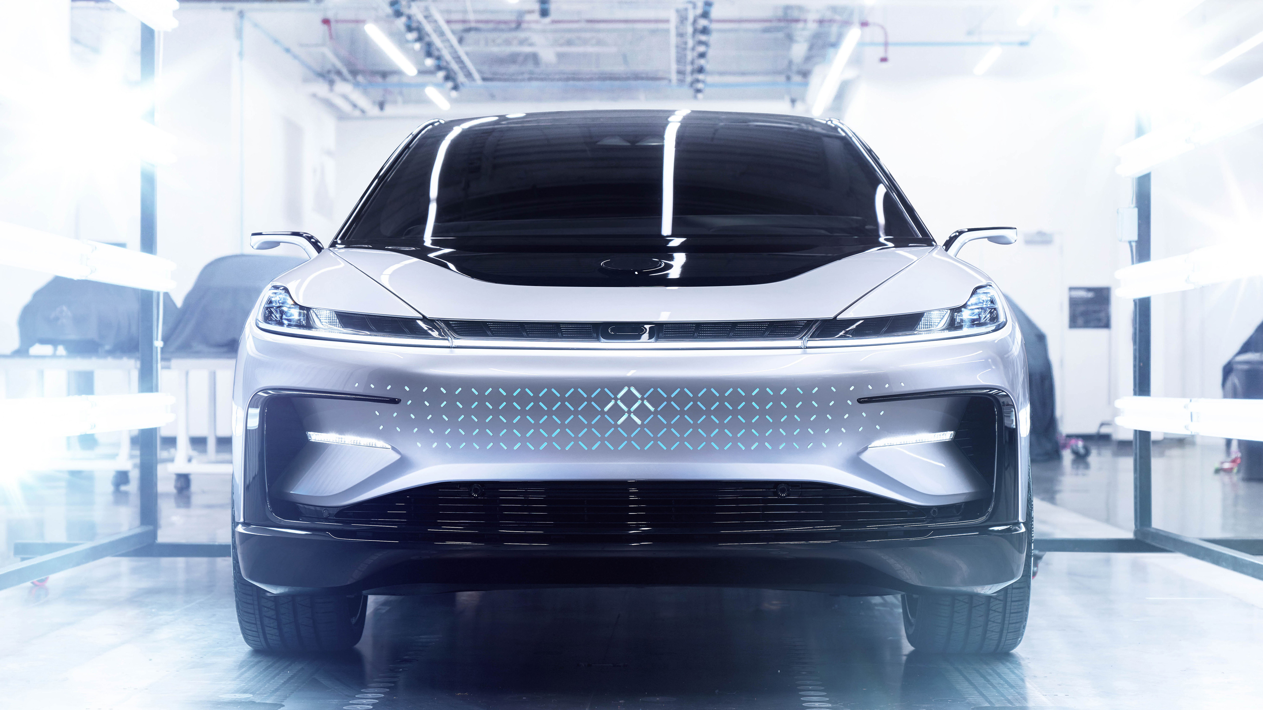 Faraday Future FF 91 electric car HD Wallpaper