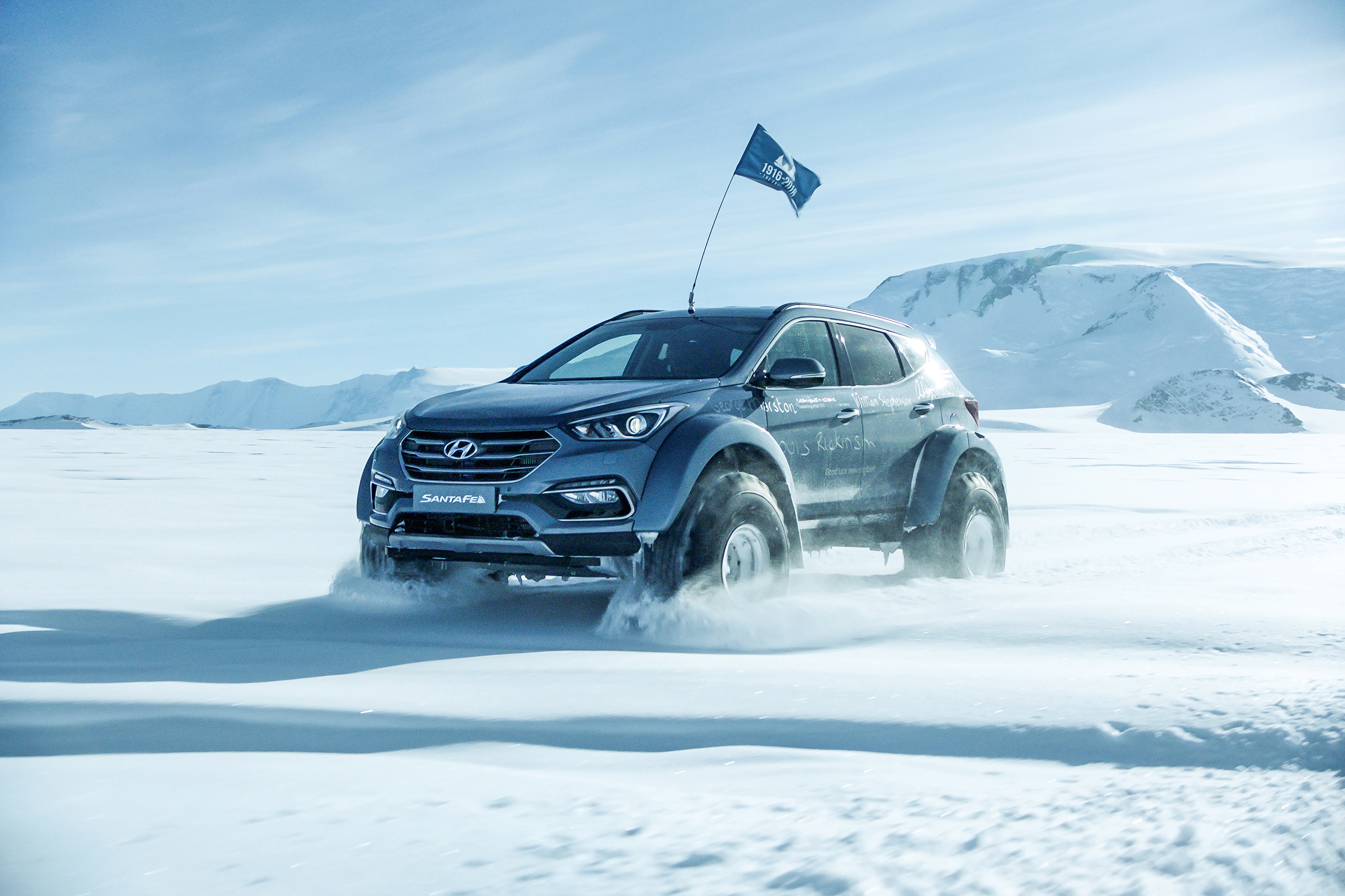 Hyundai Santa Fe Arctic Trucks 4K HD Wallpaper