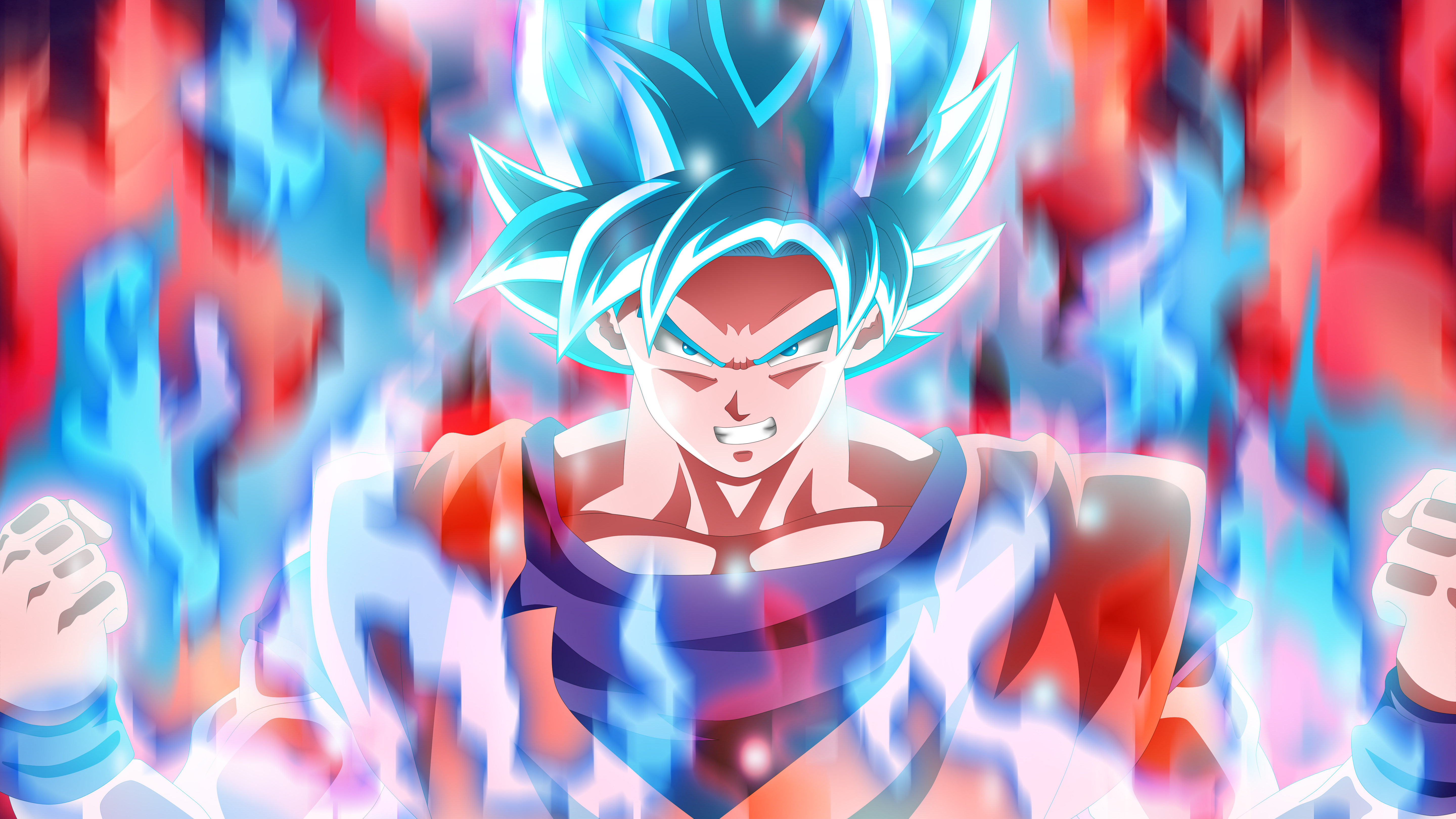 Goku from Dragon Ball Super in Ultra Instinct HD Wallpaper