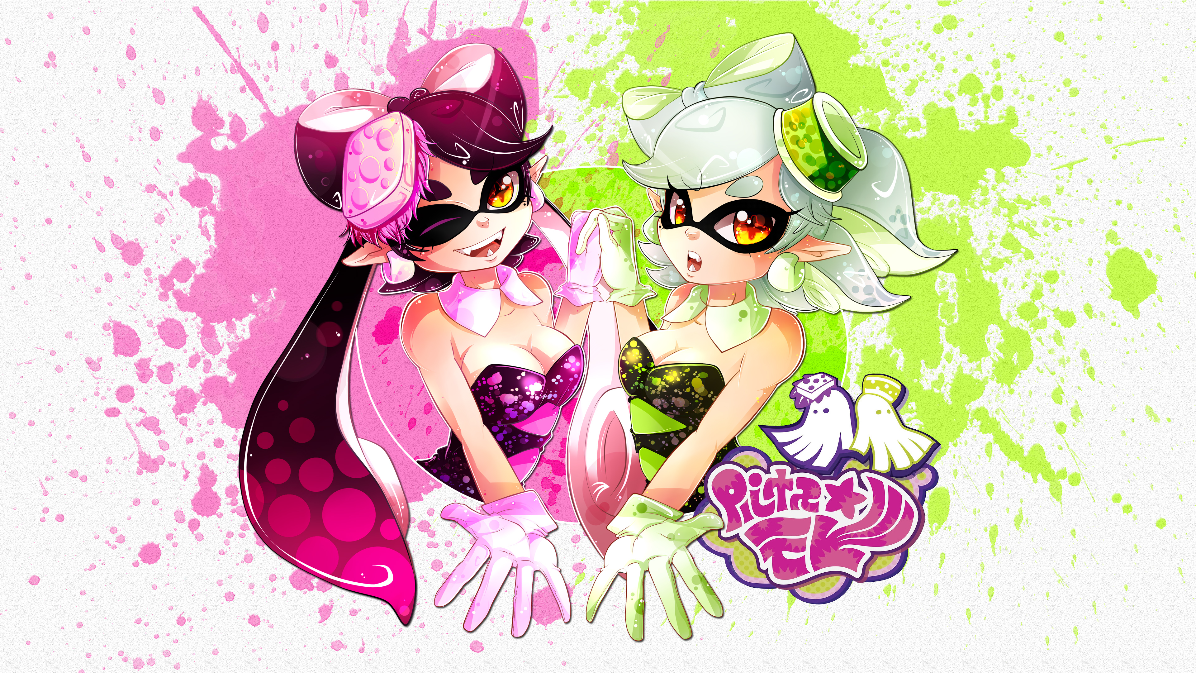 Callie and Marie from Splatoon HD Wallpaper