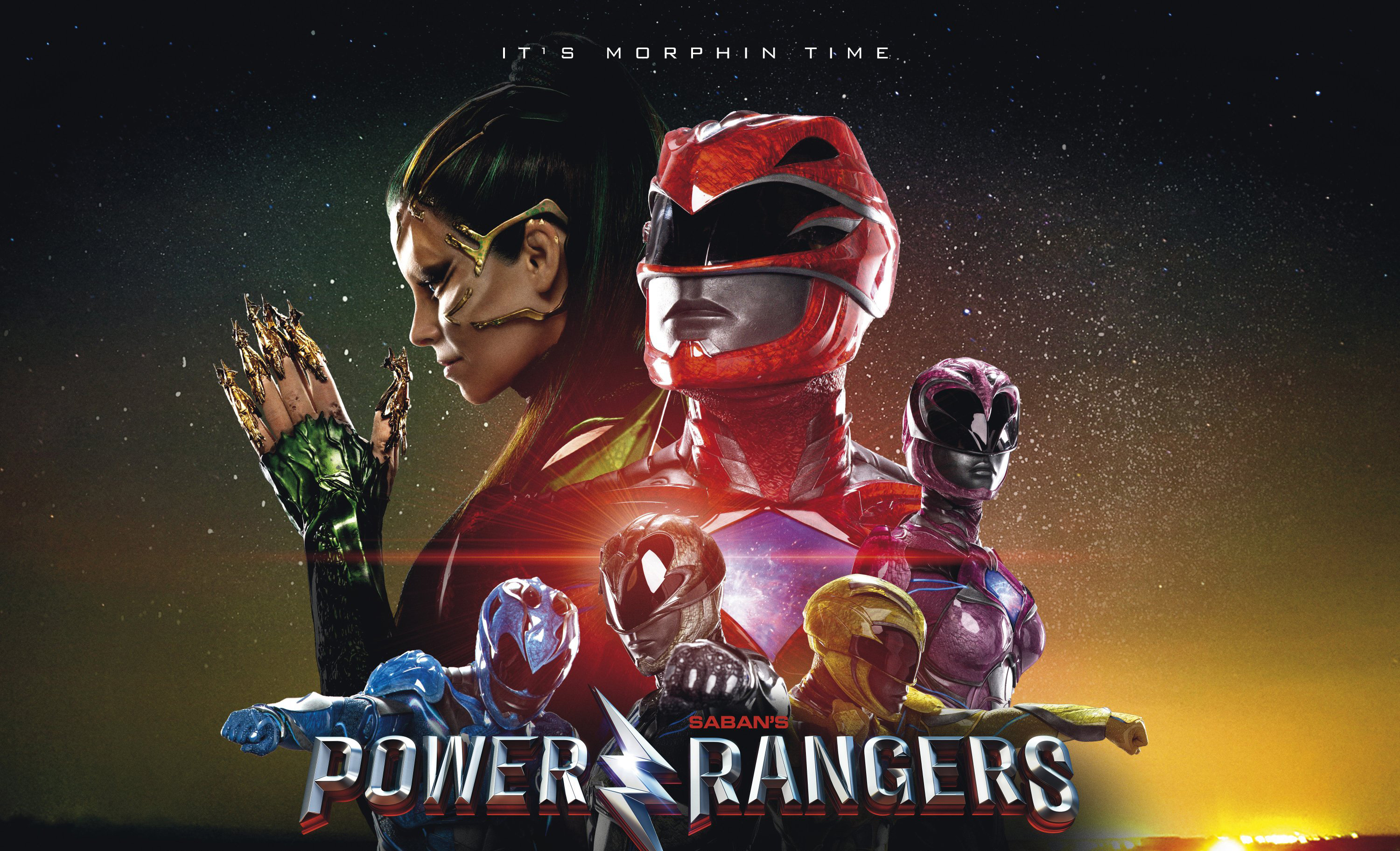 Saban's Power Rangers movie poster HD Wallpaper