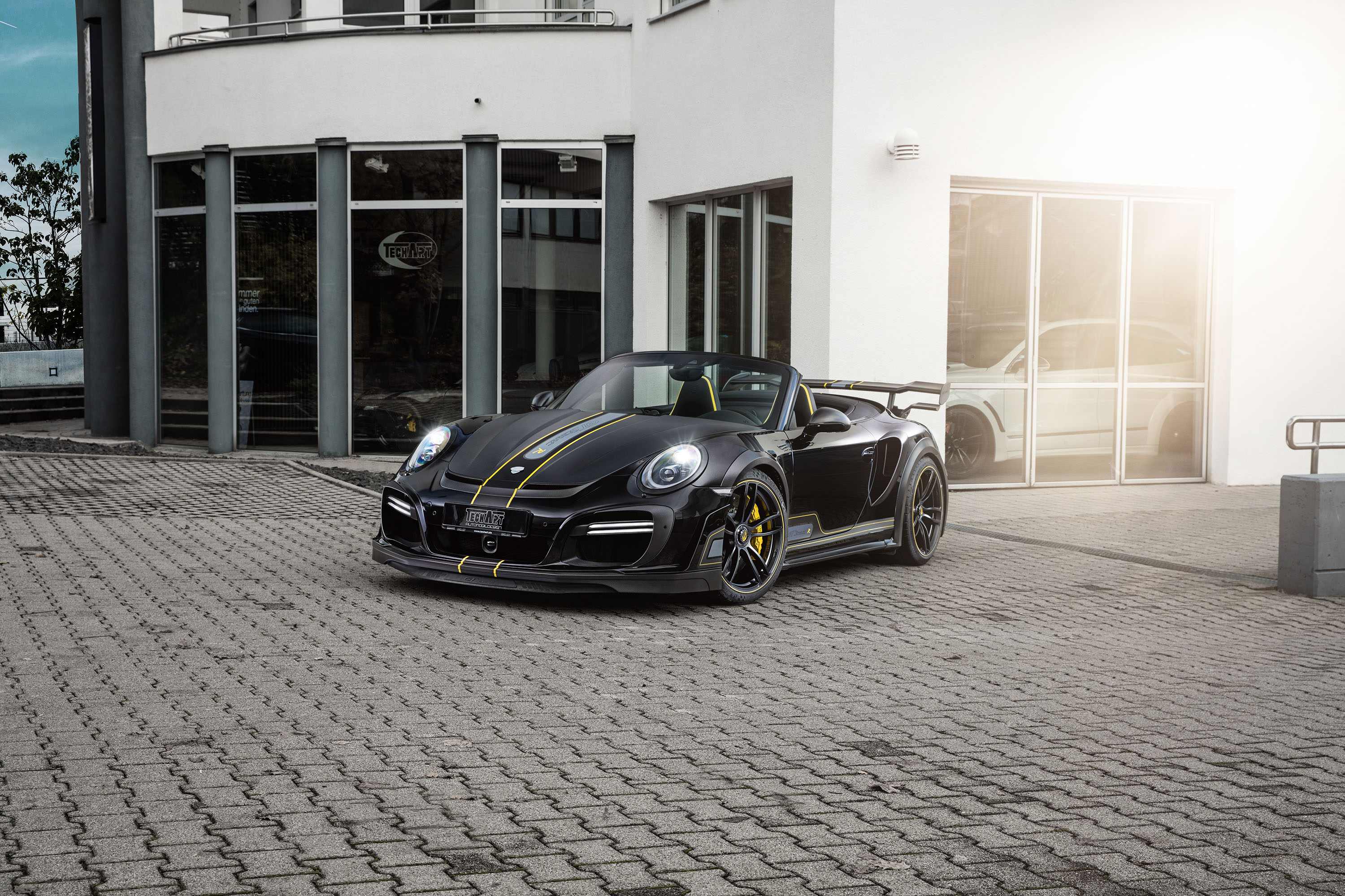 Techart GTstreet R Cabriolet Porsche 911 Turbo HD Wallpaper
