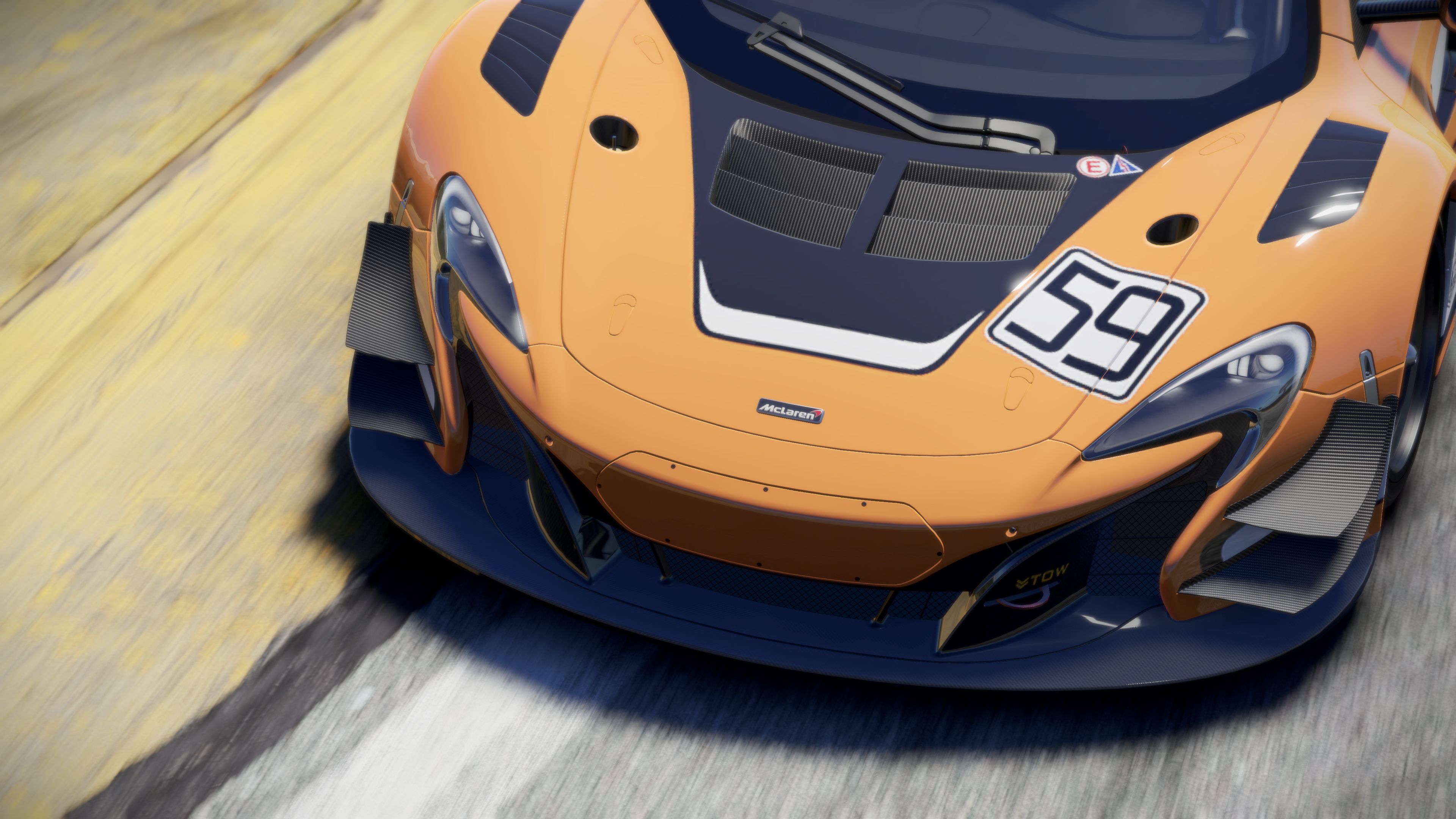 McLaren P1 GTR from Project CARS 2 in 4K HD Wallpaper