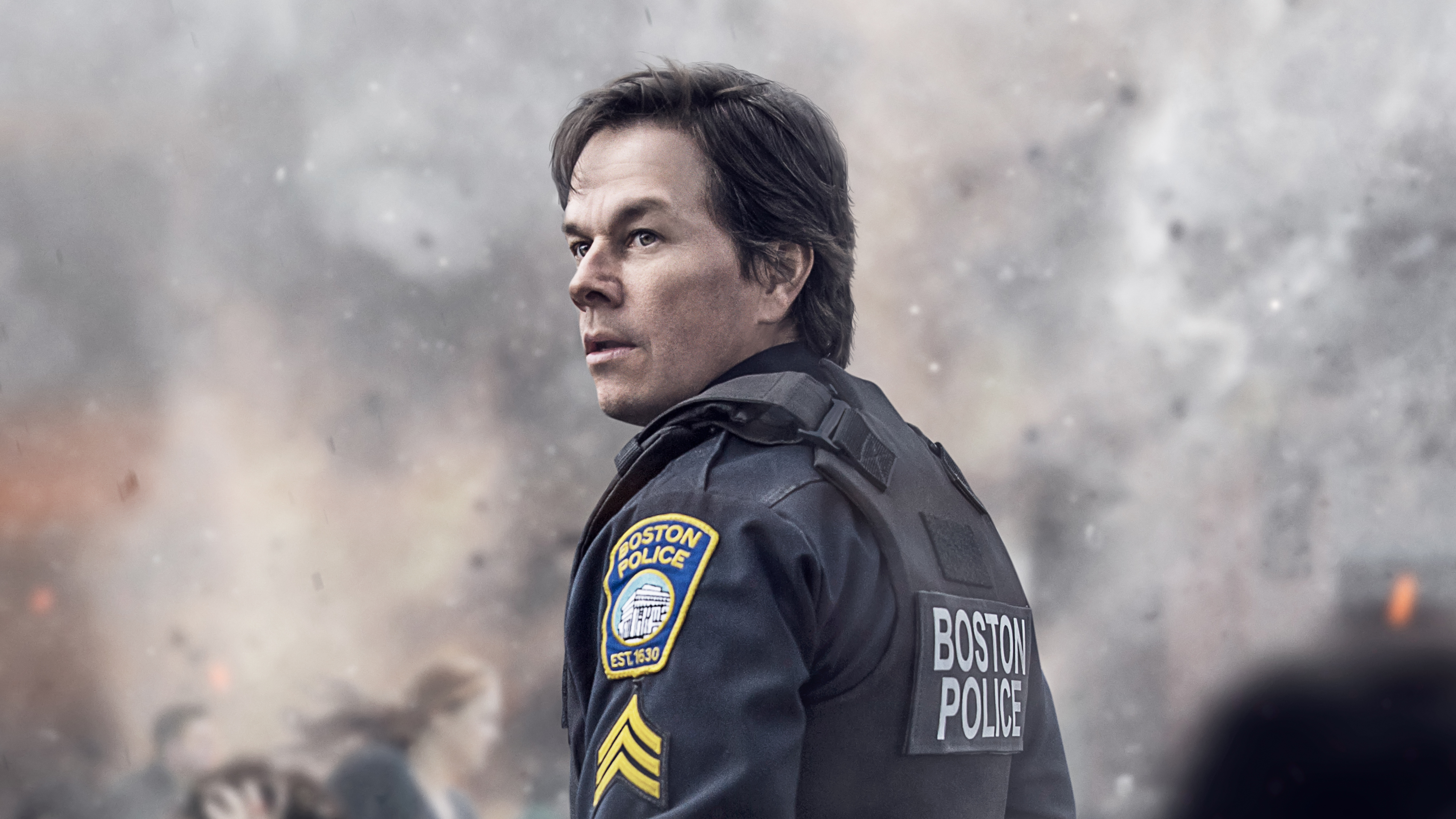 Mark Wahlberg in Patriots Day 4K HD Wallpaper