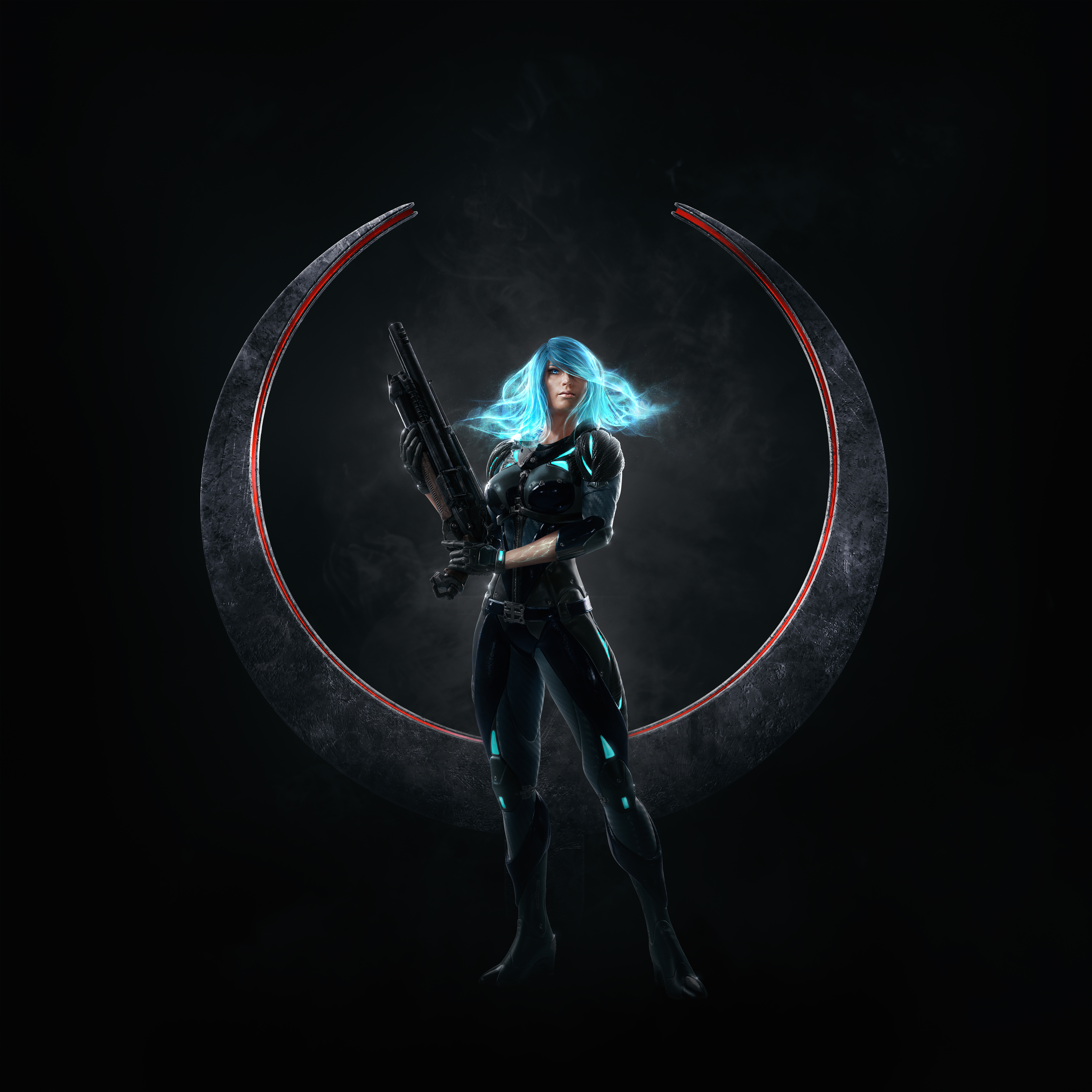 Nyx from Quake Champions HD Wallpaper