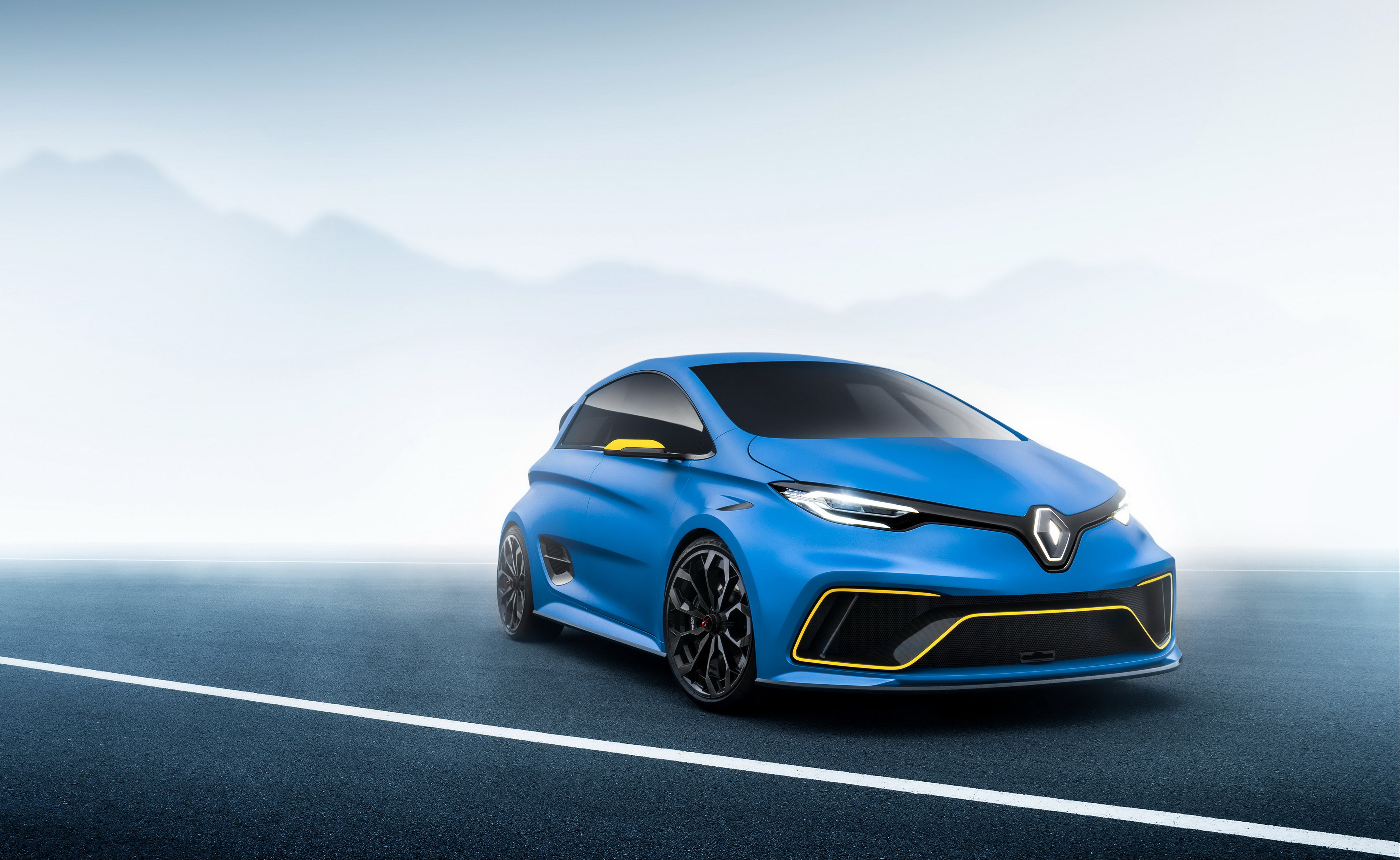 Renault Zoe e-Sport concept car 4K HD Wallpaper