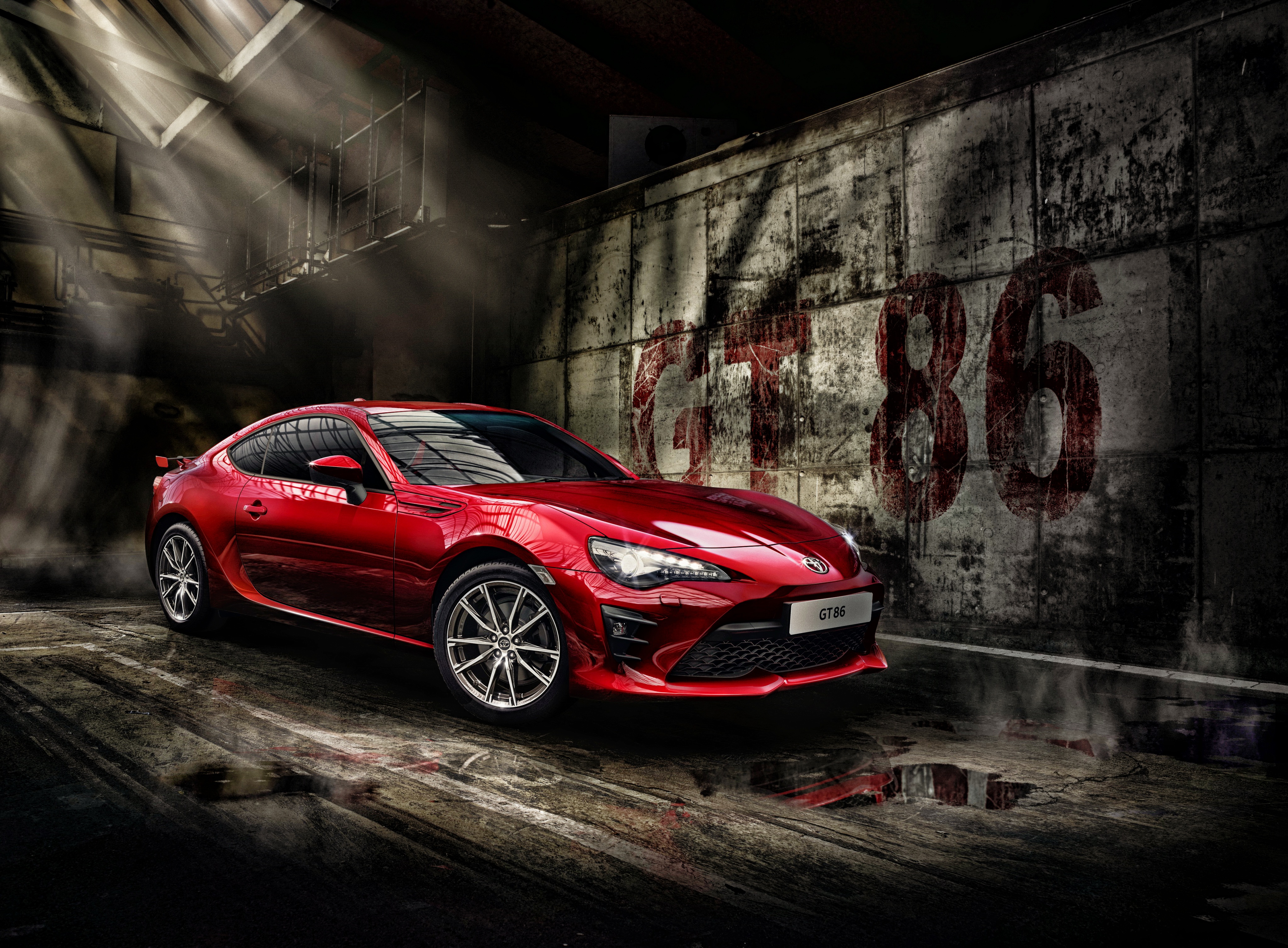 4K Red Toyota GT86 Sports Car HD Wallpaper