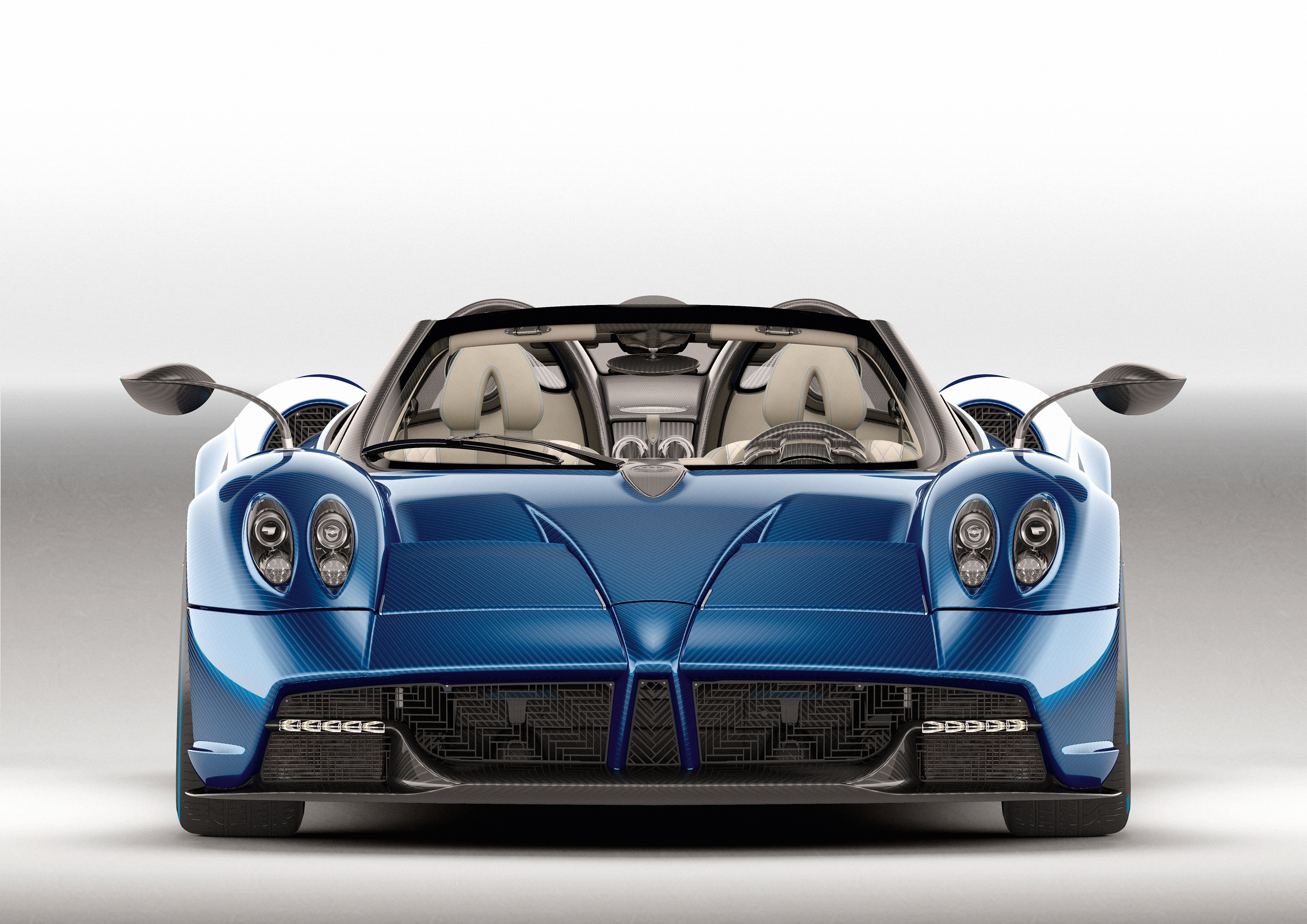 Pagani Huayra Roadster front view HD Wallpaper