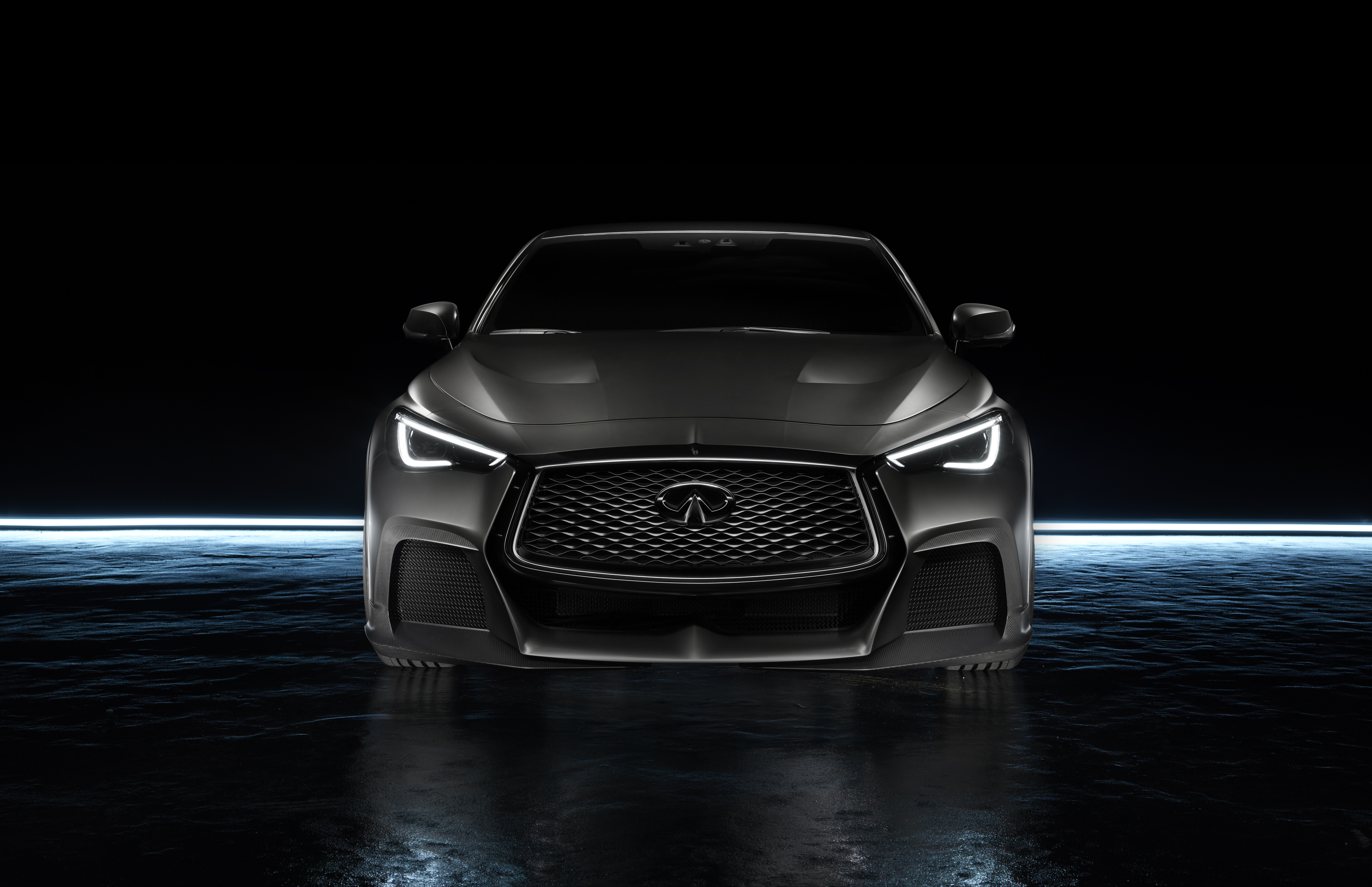2017 Infiniti Q60 Project Black S 4K HD Wallpaper