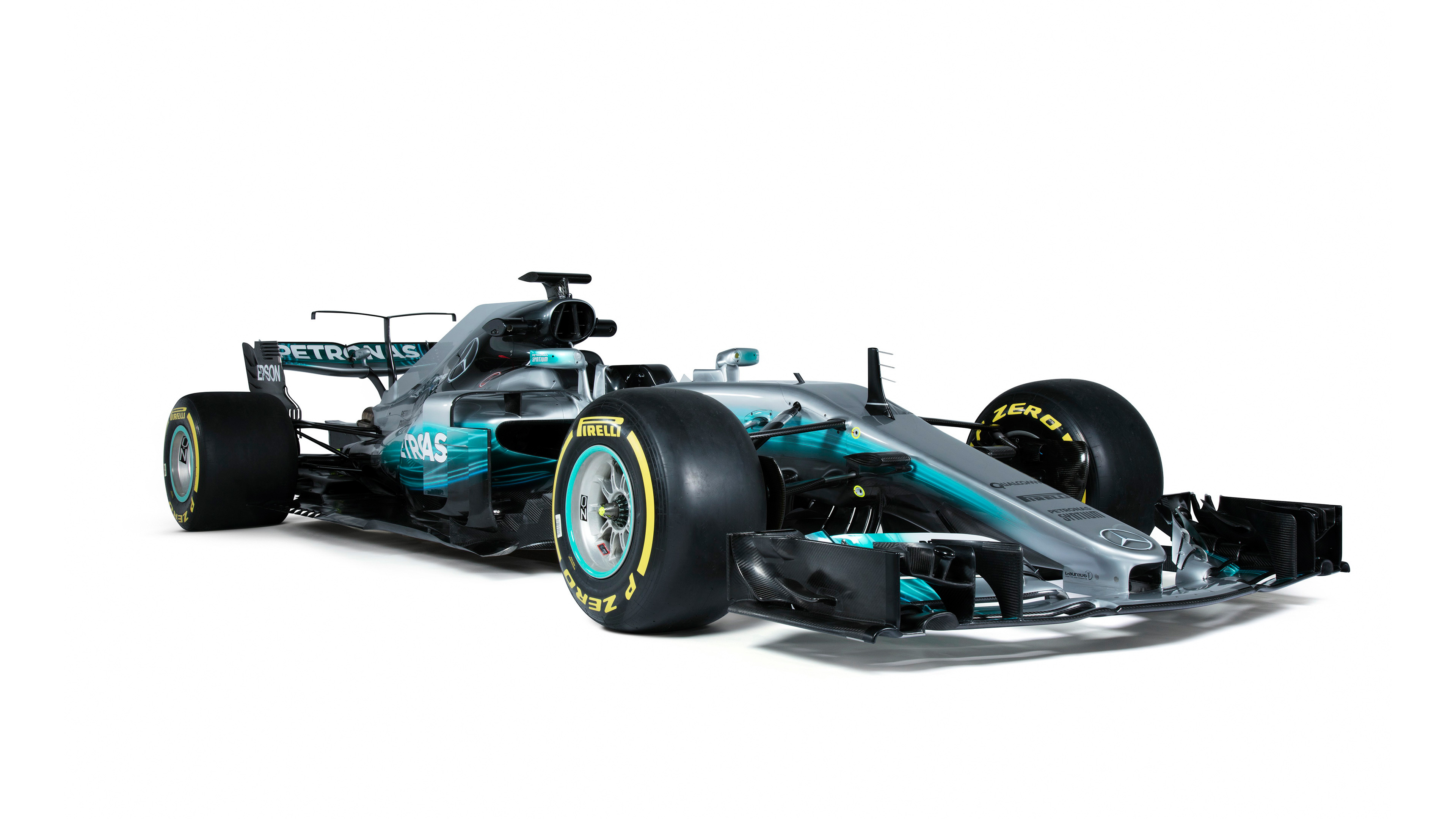 Mercedes-AMG F1 W08 EQ Power Formula 1 car HD Wallpaper