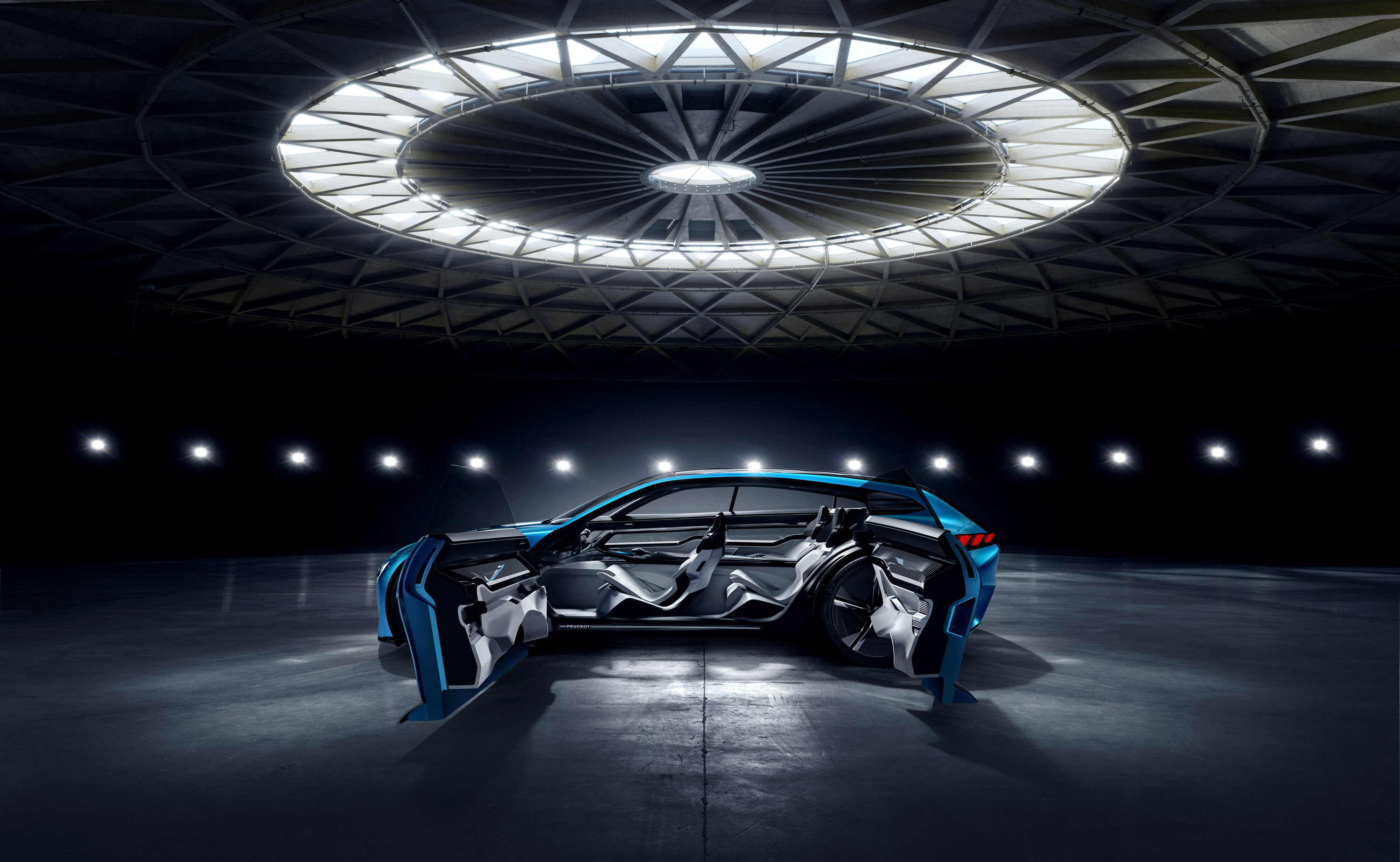 Peugeot Instinct concept car interior HD Wallpaper