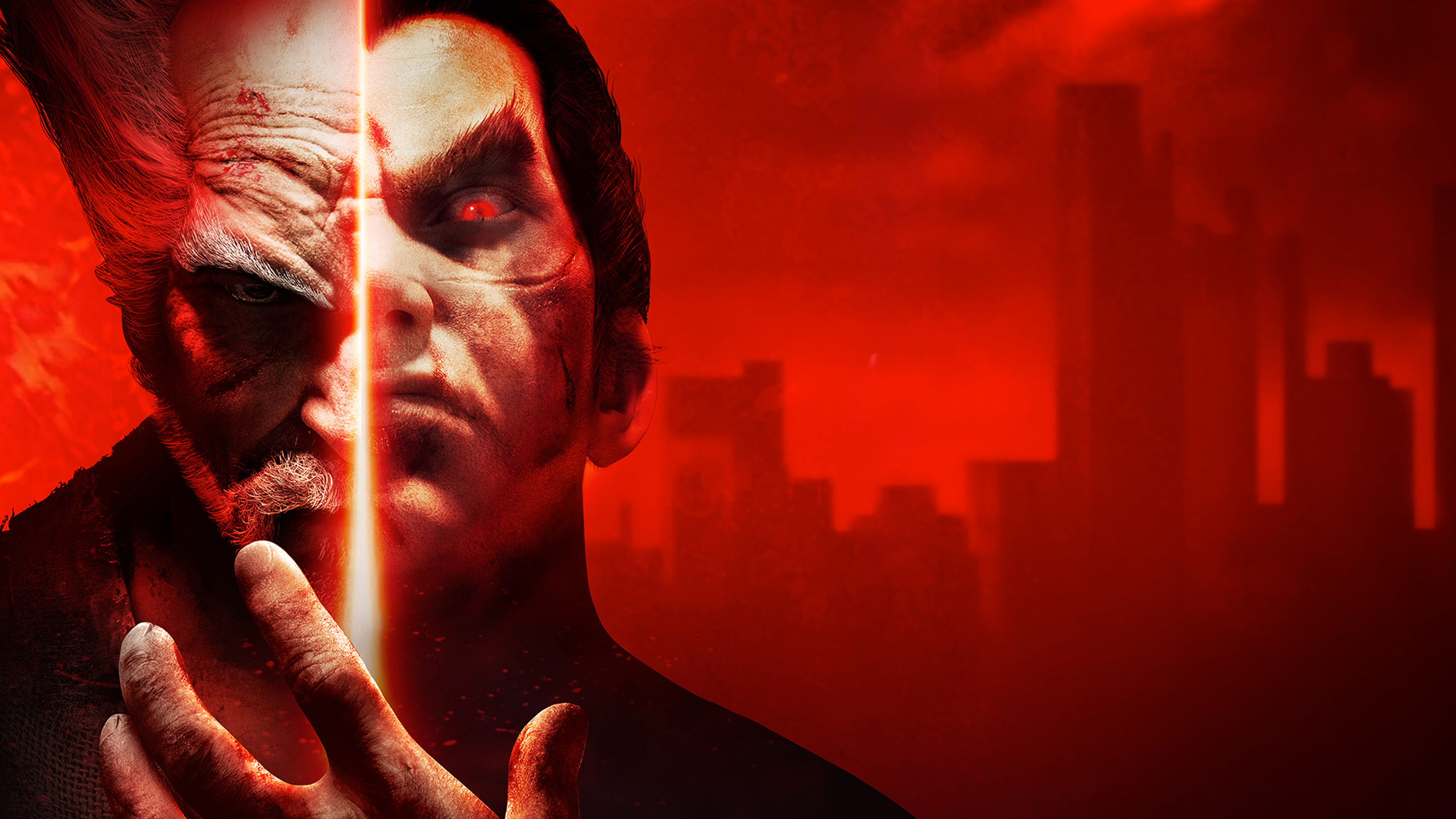 Heihachi Mishima and Kazuya Mishima from Tekken 7 HD Wallpaper