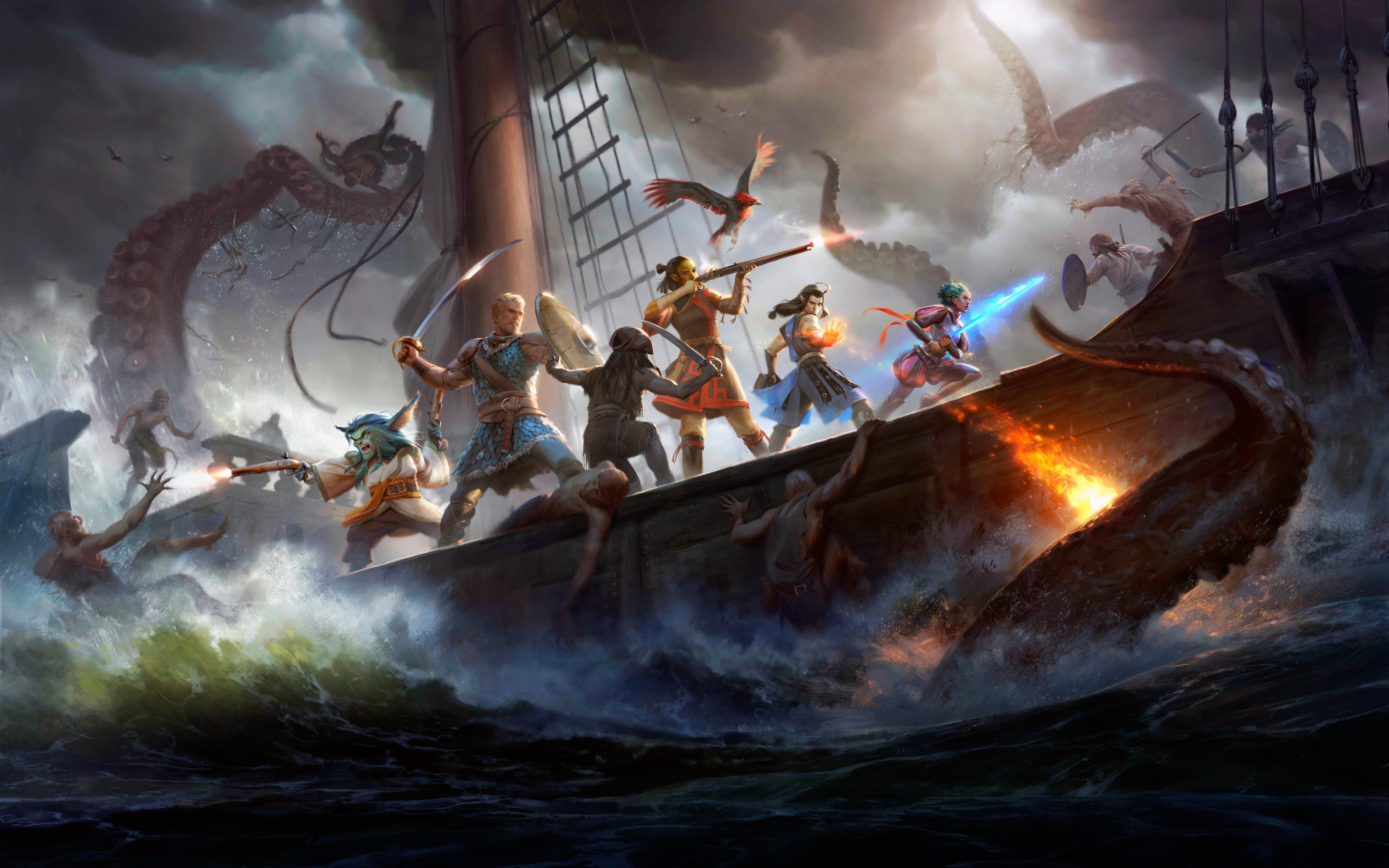 Pillars of Eternity II: Deadfire 4K HD Wallpaper