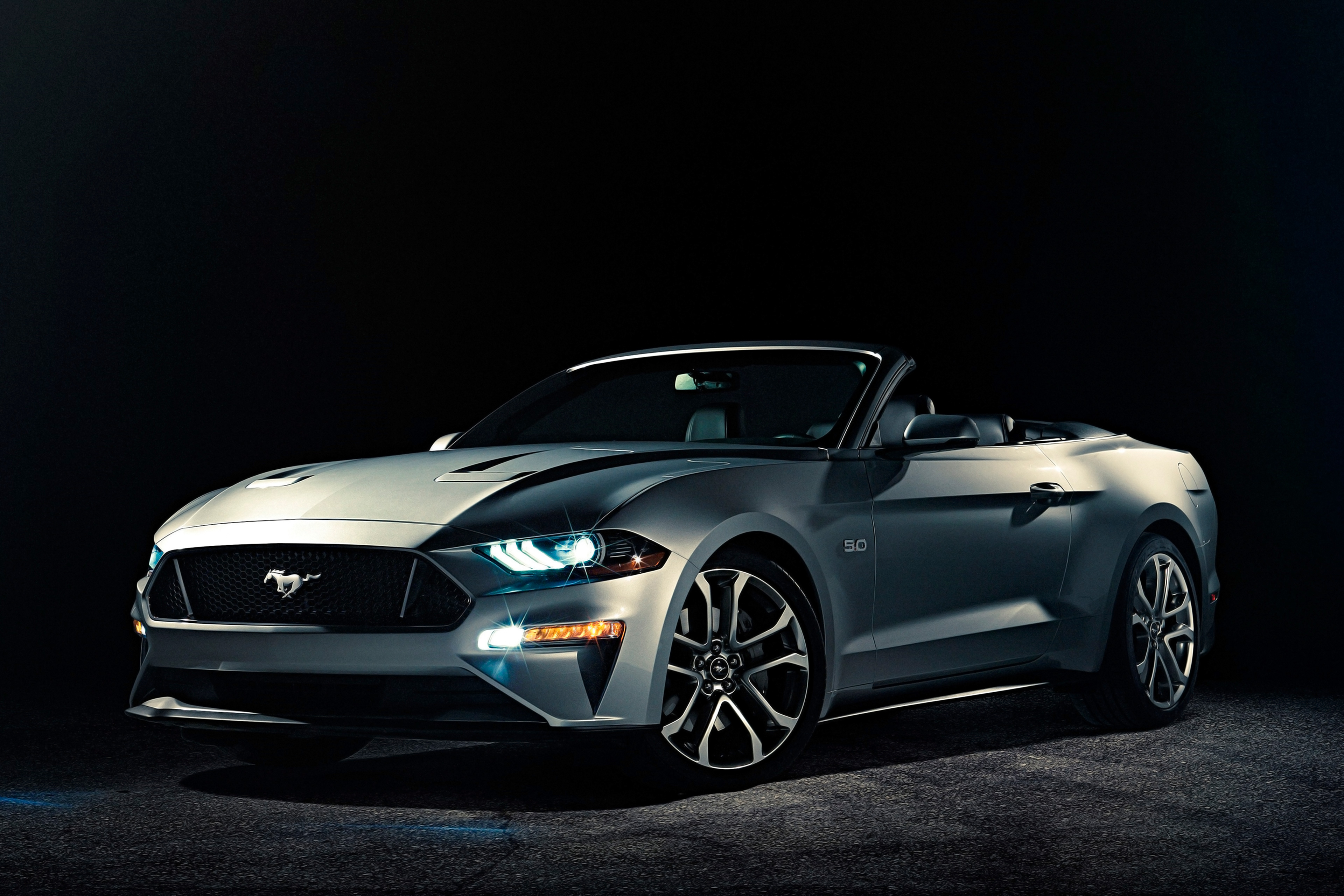 2018 Ford Mustang Convertible 4K HD Wallpaper