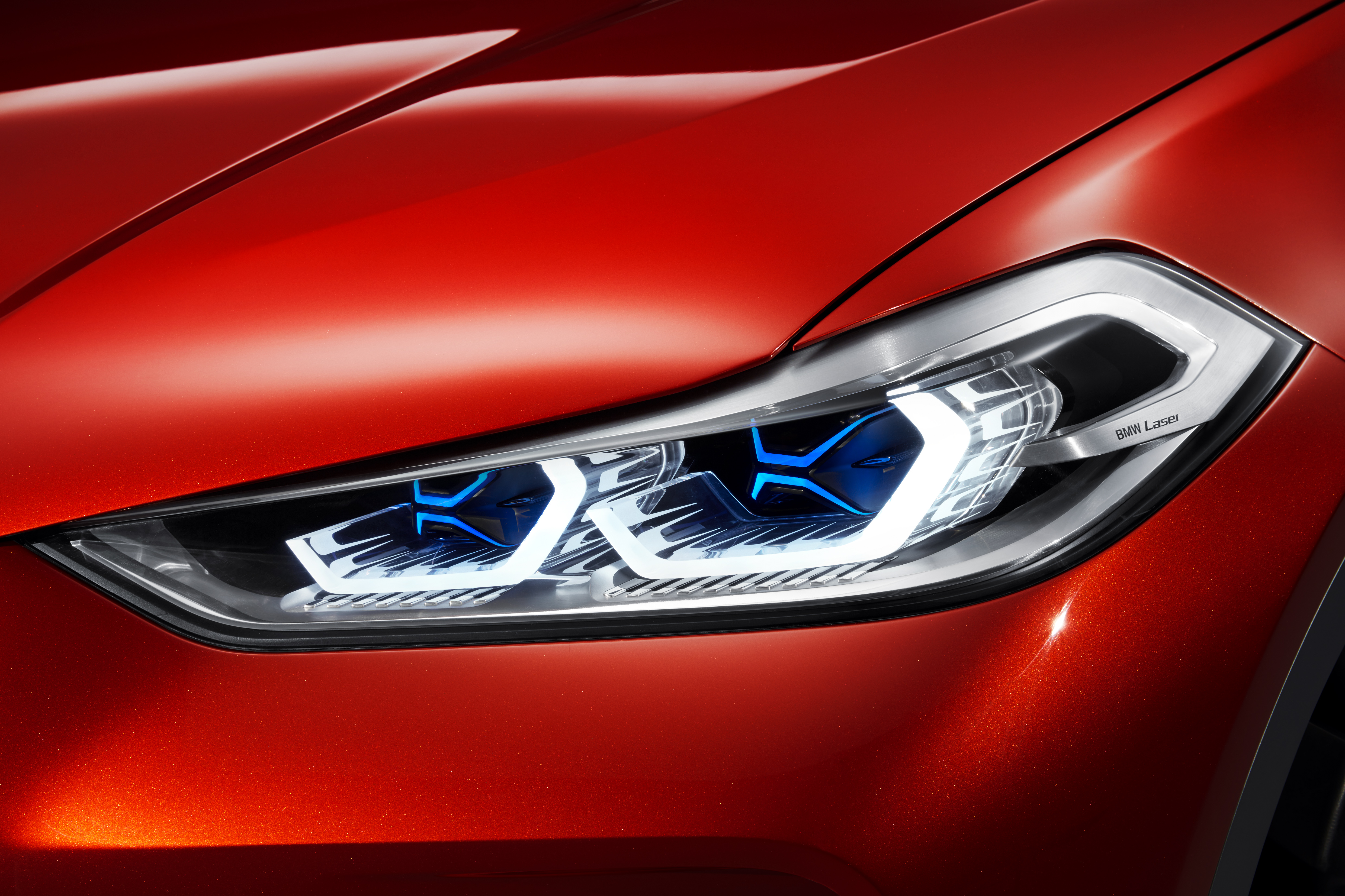 4K BMW X2 Laser Lights HD Wallpaper