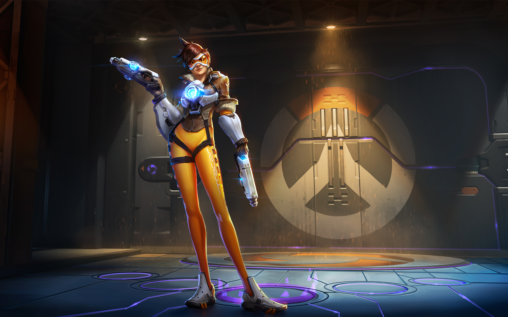 Tracer from Overwatch HD Wallpaper