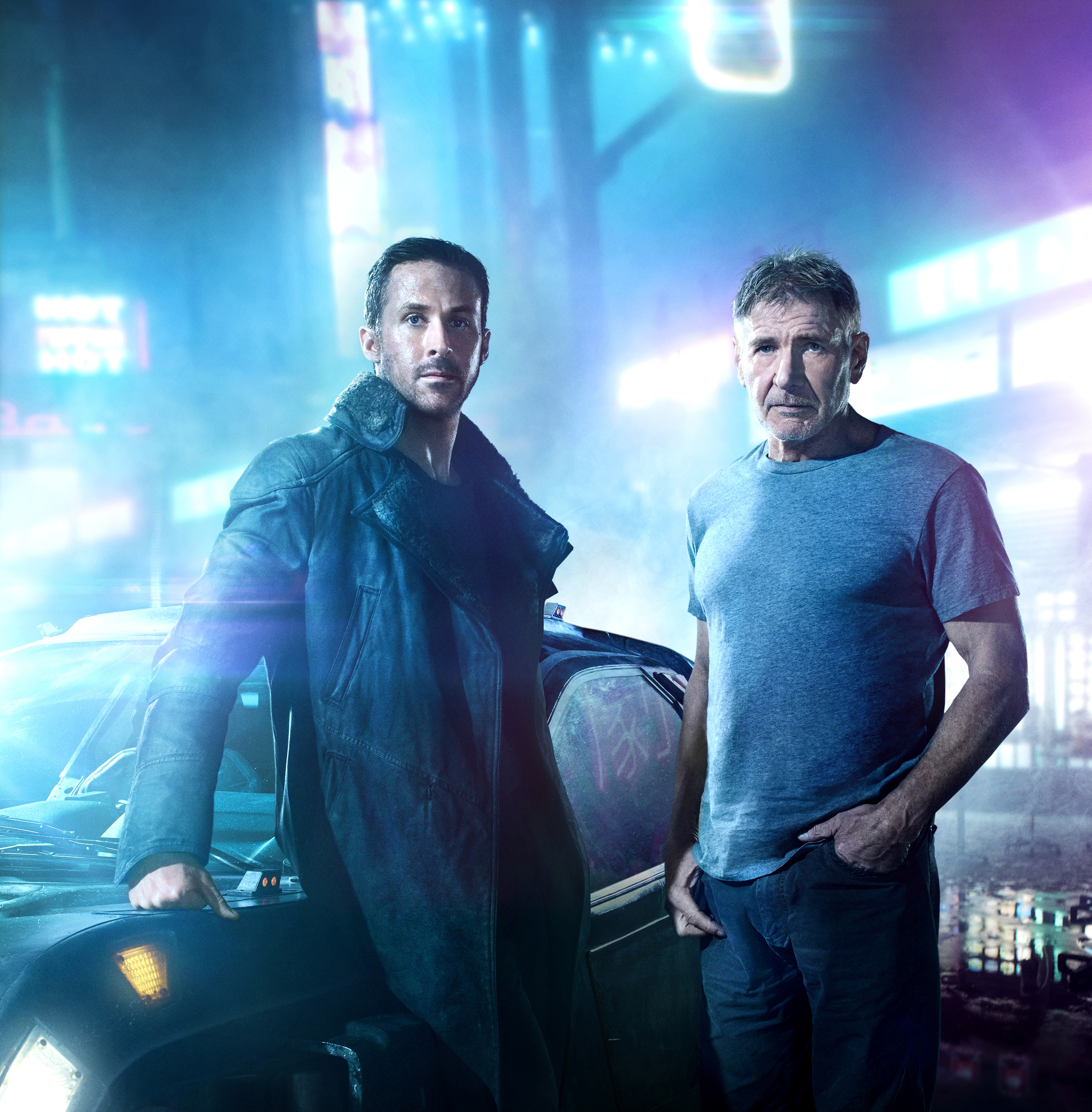 Ryan Gosling and Harrison Ford from Blade Runner 2049 HD Wallpaper