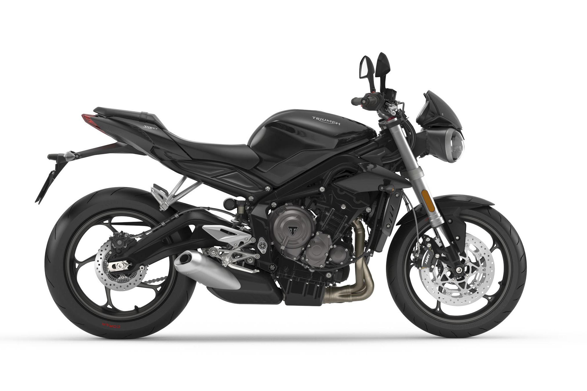 Black 2017 Triumph Street Triple S Motorcycle HD Wallpaper