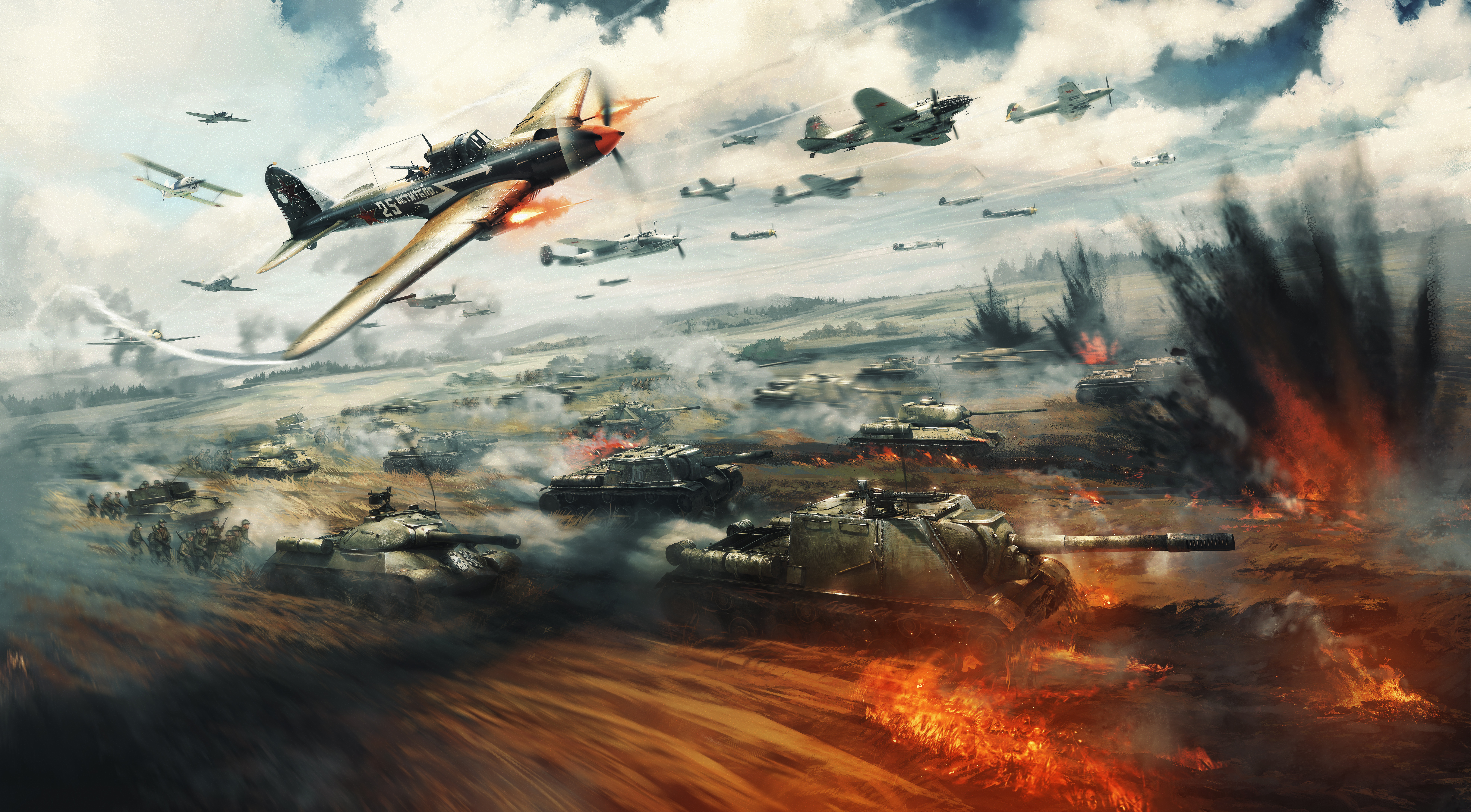 War Thunder: Tanks and Planes in Battle HD Wallpaper