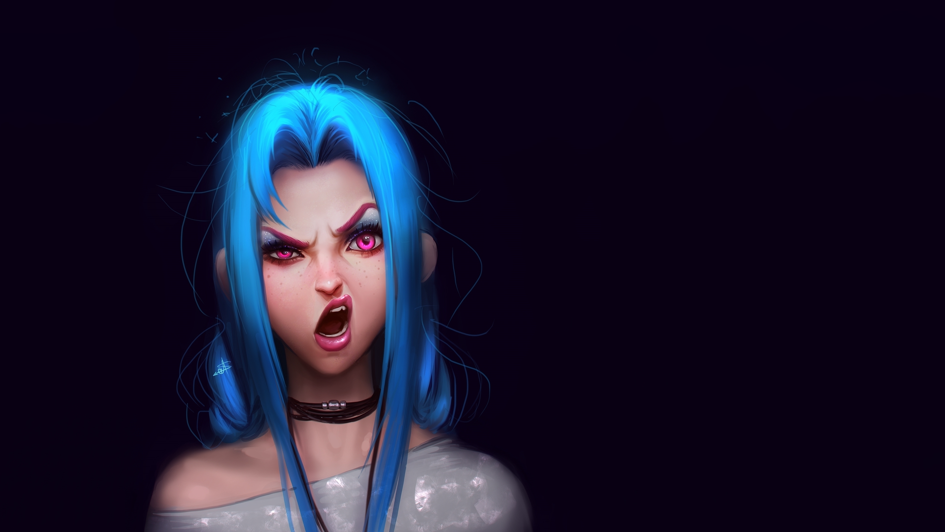 Jinx from League of Legends HD Wallpaper