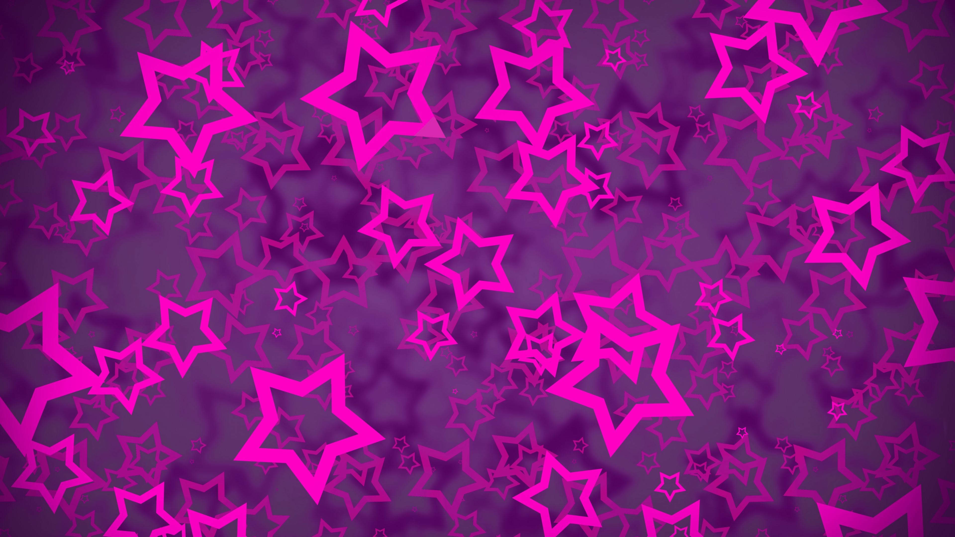 Purple and Pink Stars 4K HD Wallpaper