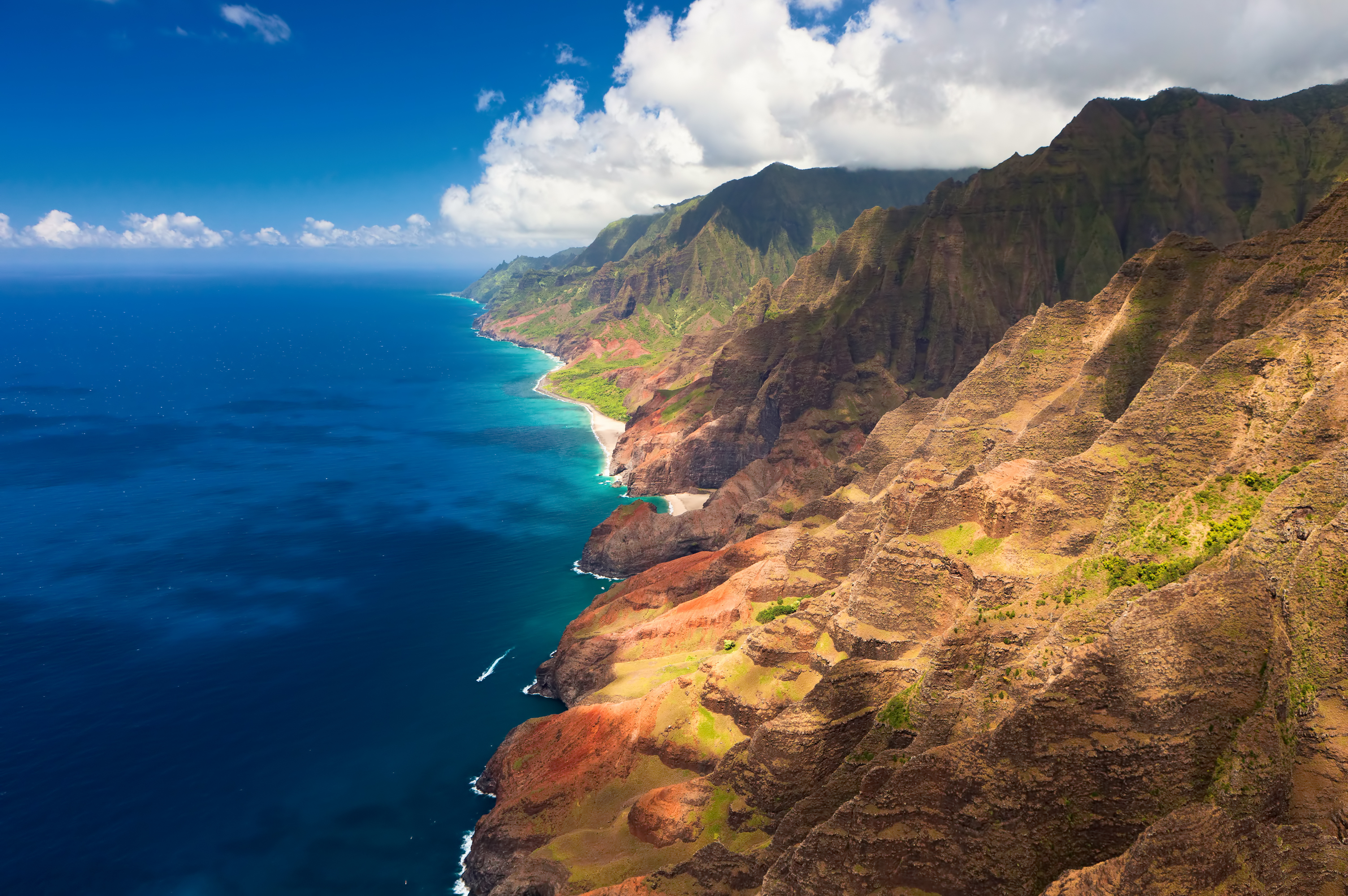 Na Pali Coast, Kauai, Hawaii HD Wallpaper