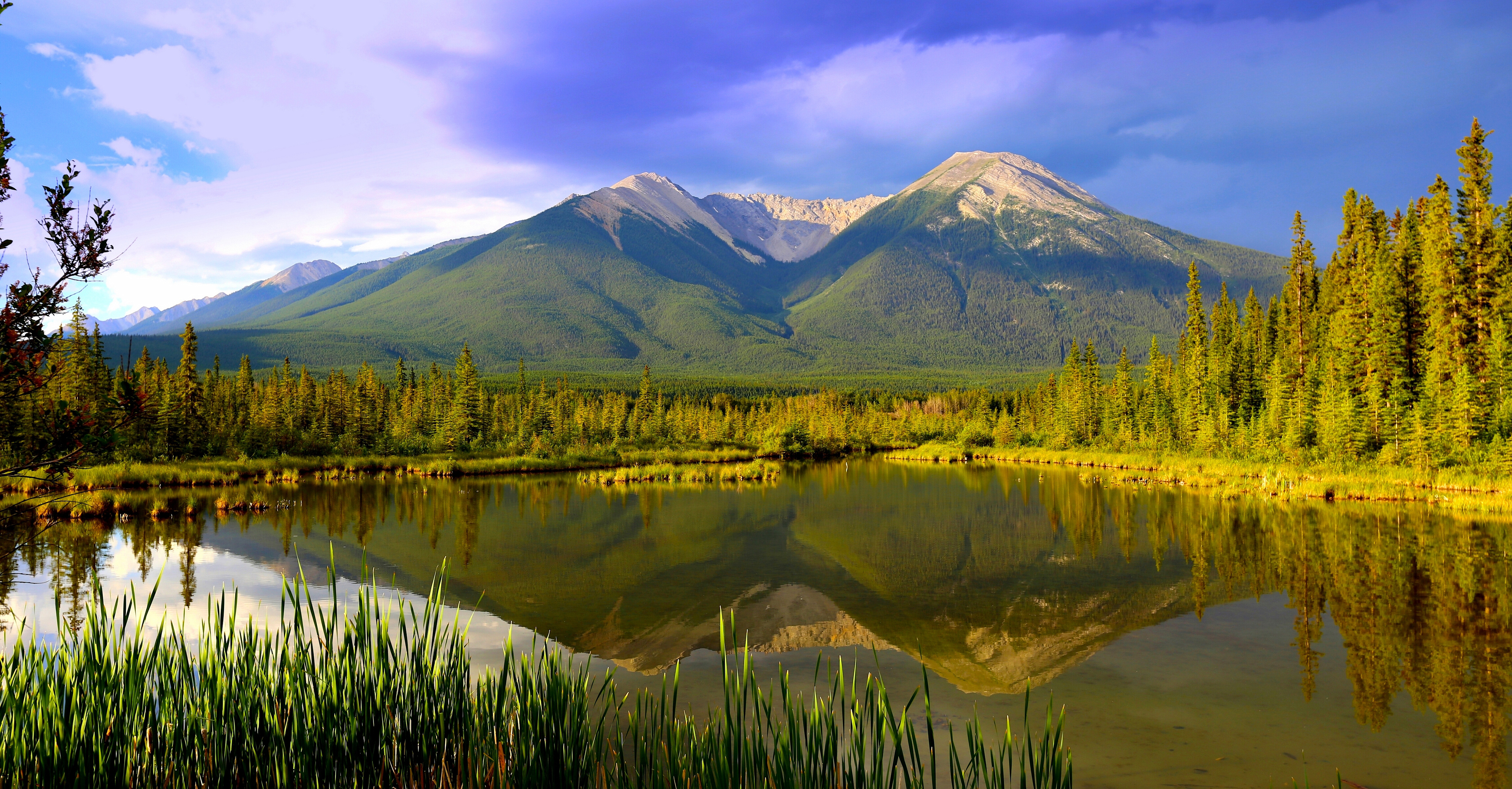 4K Banff National Park Vermilion Lakes HD Wallpaper
